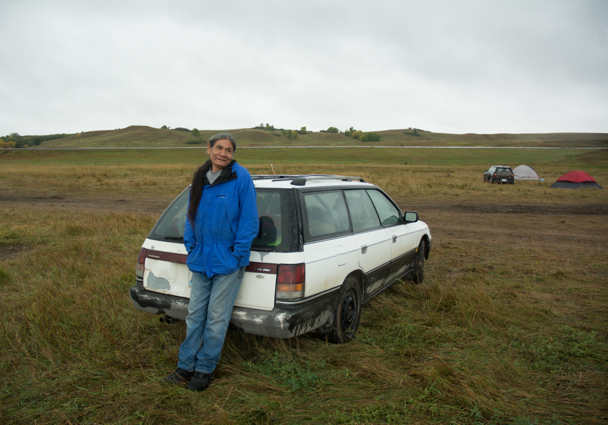 He said: "I packed everything into my little car and made my way here to help do my part in protecting the land."