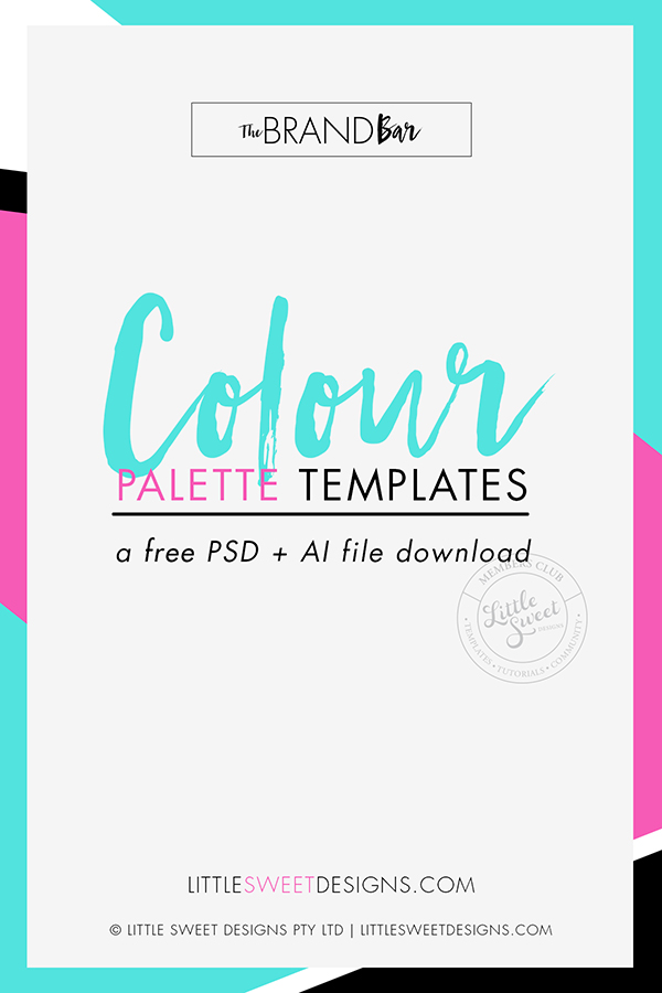 COLOR PALETTE TEMPLATE .PSD + .AI (PHOTOSHOP + ILLUSTRATOR FILES) Choosing the right color scheme is essential to your brand and website’s success. Your layout and other design choices, including font's, should be developed in conjunction with your color scheme, which can ensure readability, cohesiveness, and beauty in the final product. Download & Explore Your Brand Colours Today!