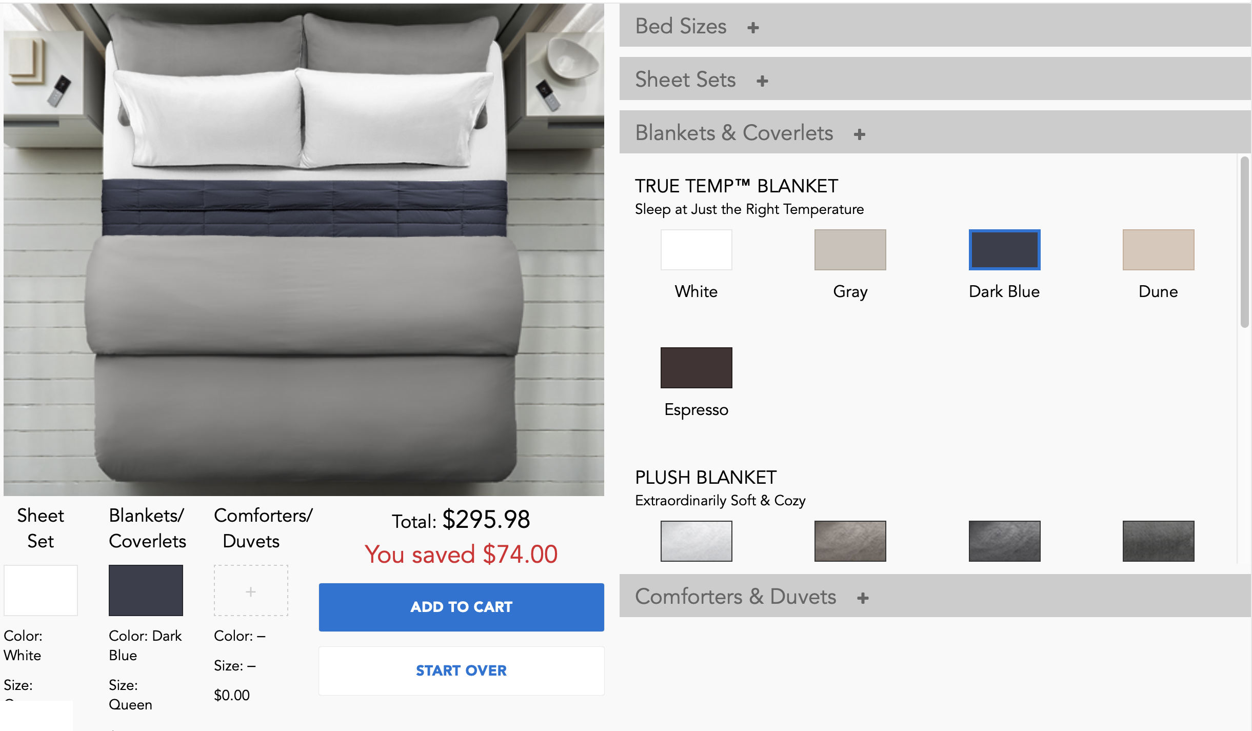 Sheet added Bedding image desktop