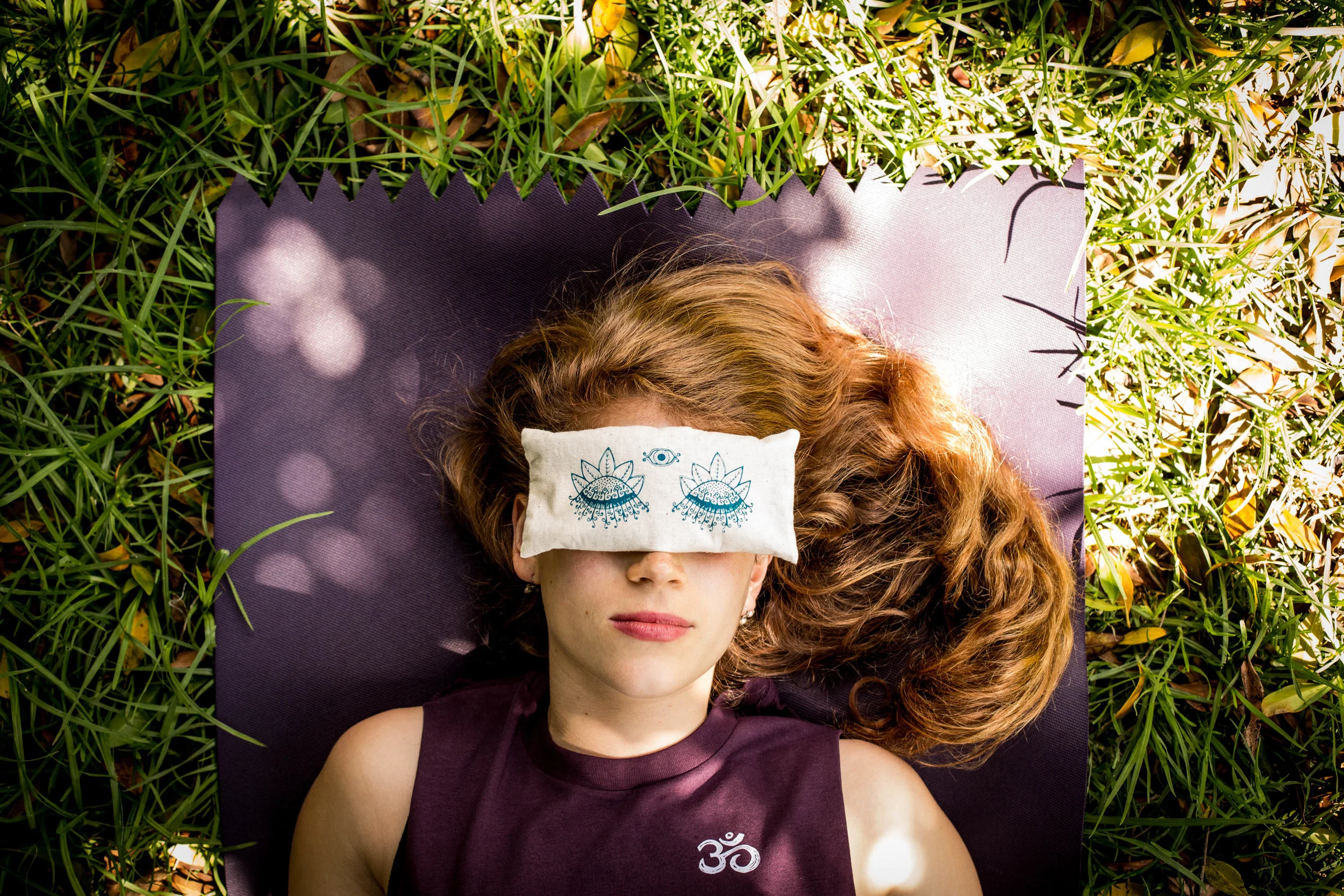eye pillow lavender organic savasana yogitown