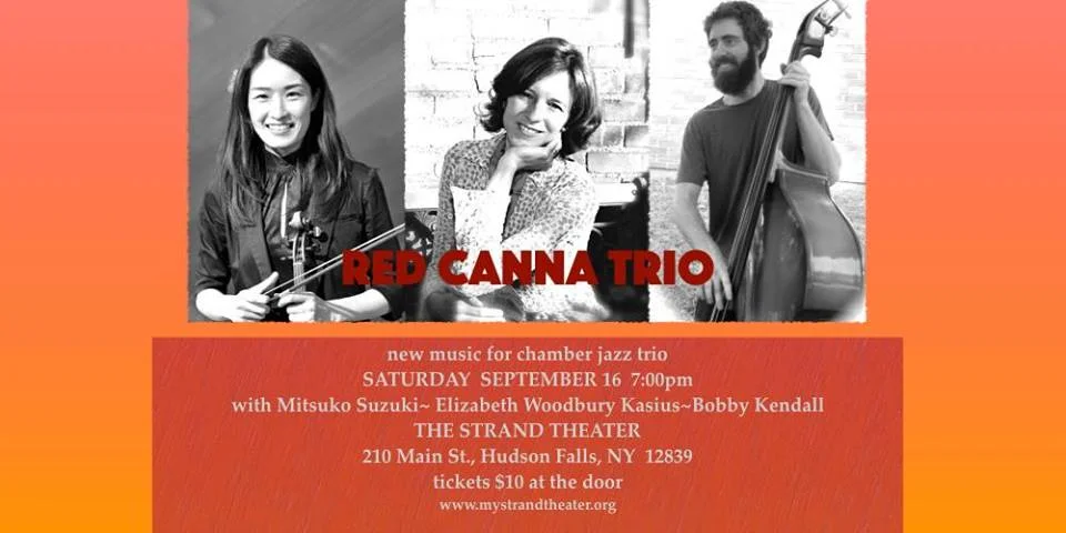 Red Canna Trio with Elizabeth Woodbury Kassius