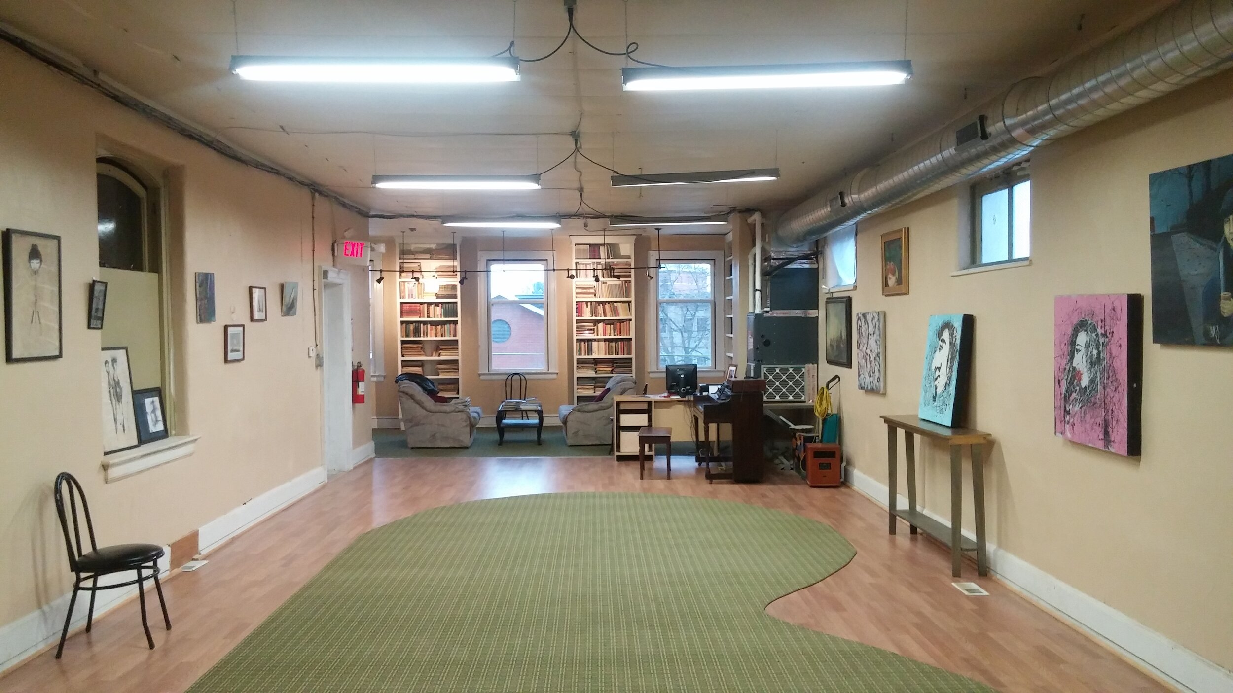 library upstairs at the hudson river music hall