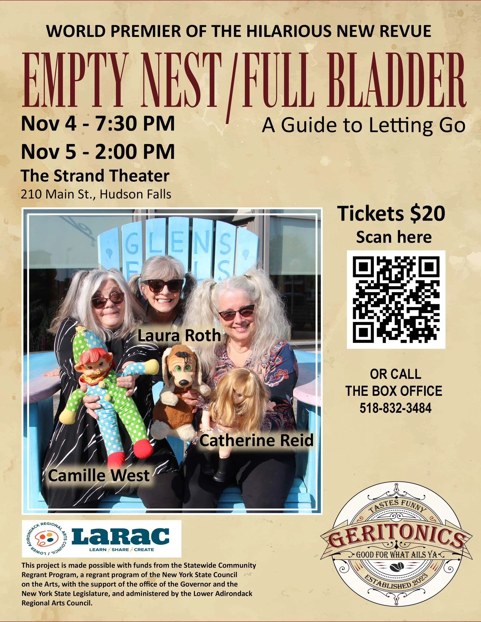 Empty Nest/Full Bladder featuring The Geritonics