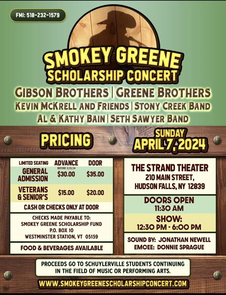 Smoky Greene Scholarship Concert