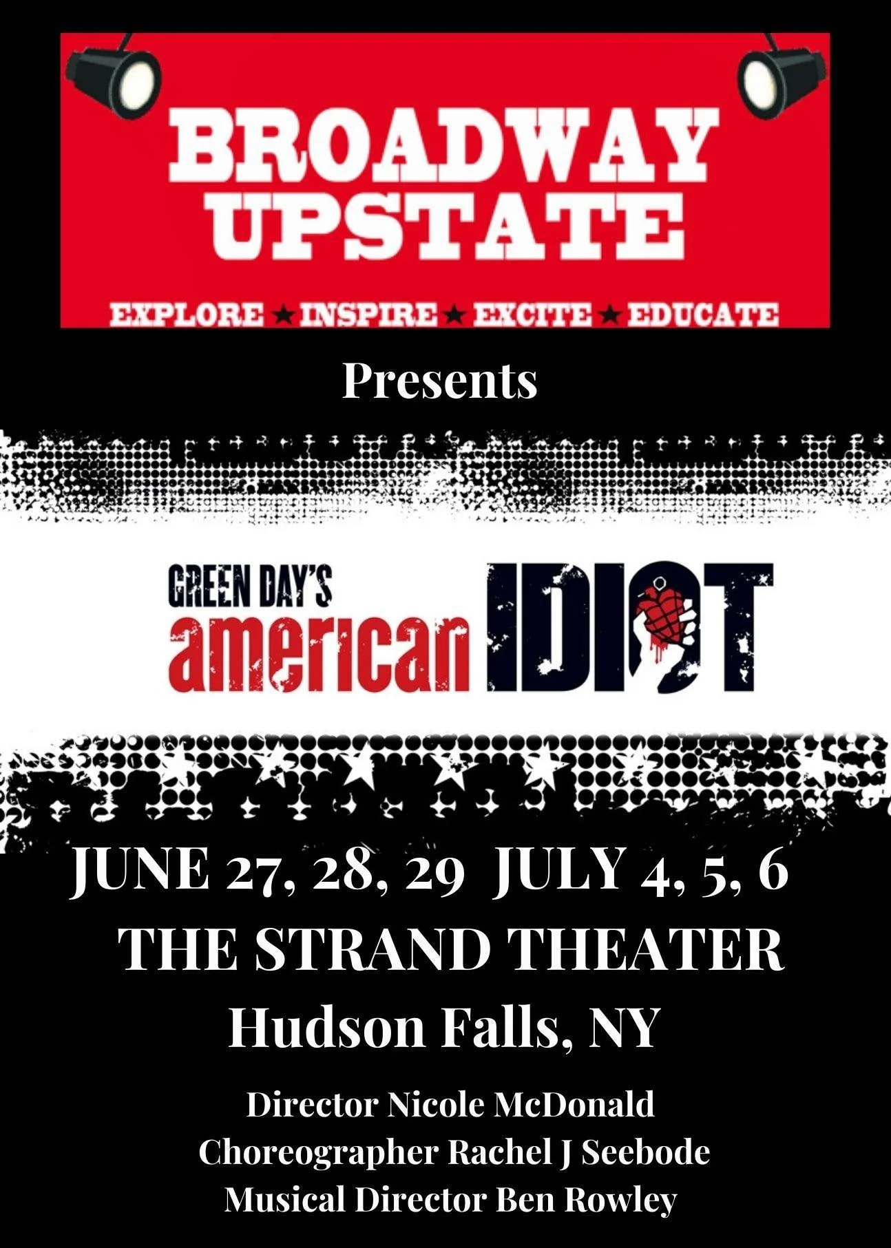 Green Day's American Idiot - presented by Broadway Upstate