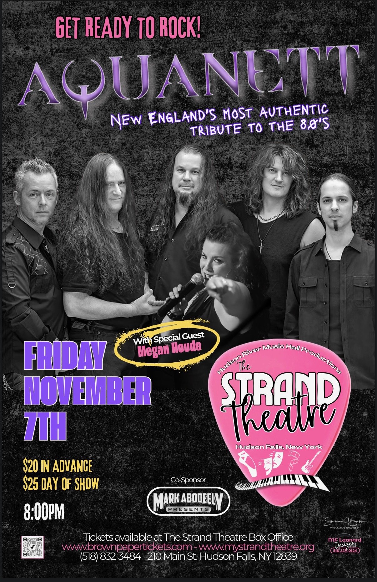 Aquanett wsg vocalist Megan Houde