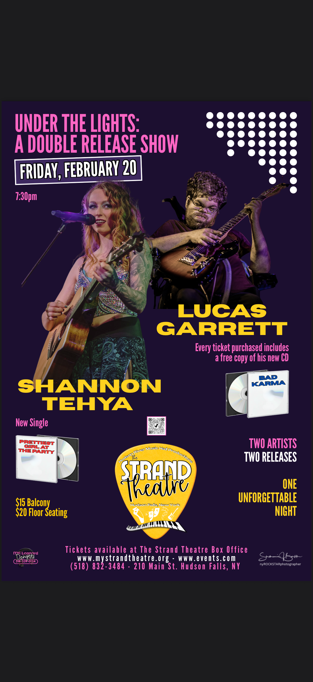 Under the Lights: A Double Release Show