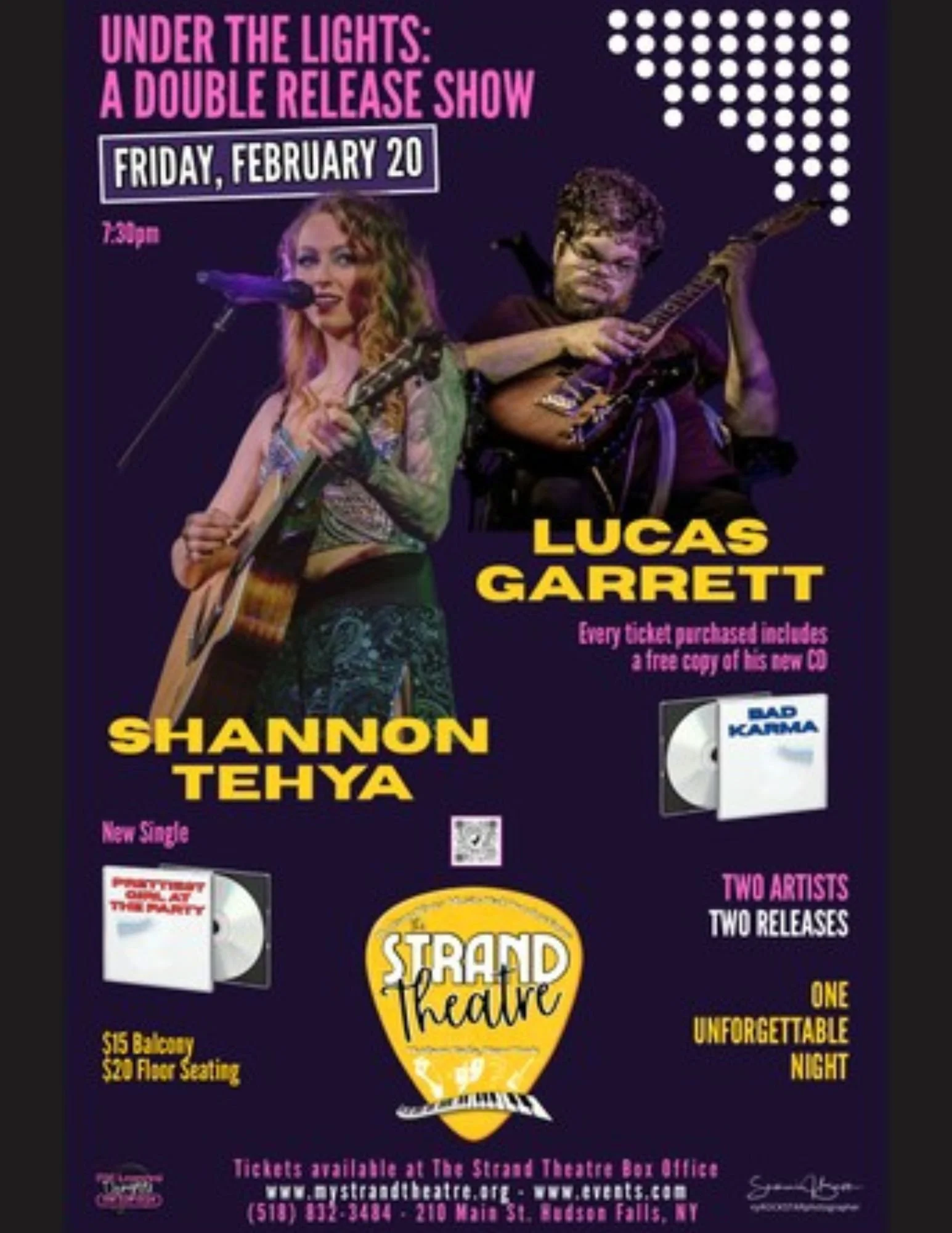 Cancelled -Under the Lights: A Double Release Show