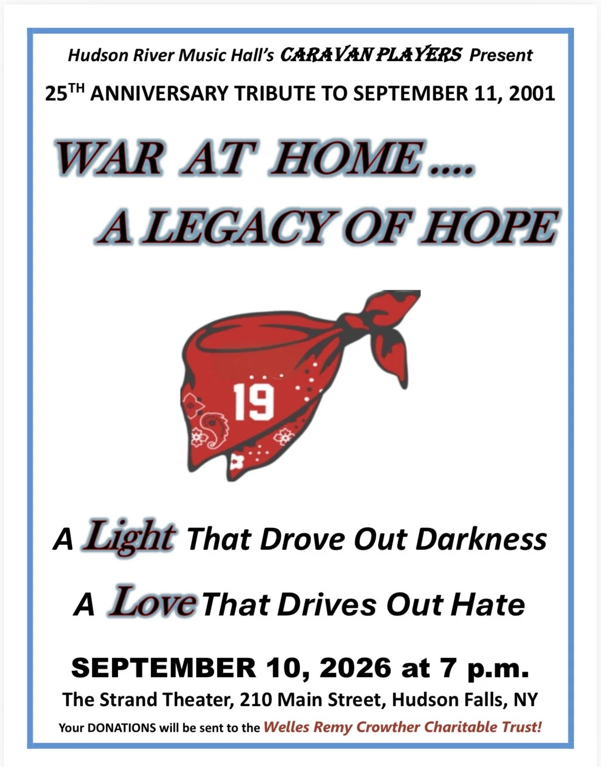 War at Home: A Legacy of Hope – 25th Anniversary Tribute to 9/11
