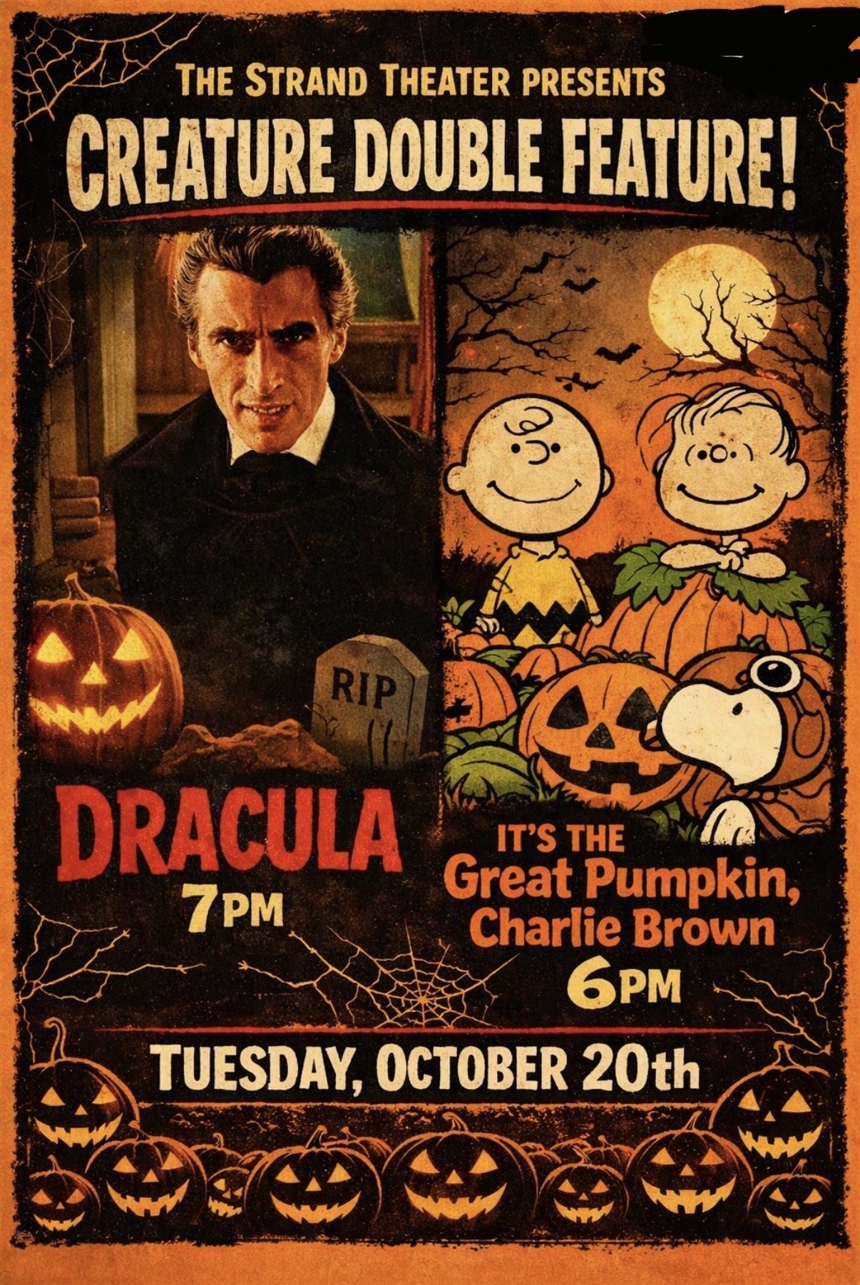 Movie Double Featrure: The Great Pumpkin and Dracula