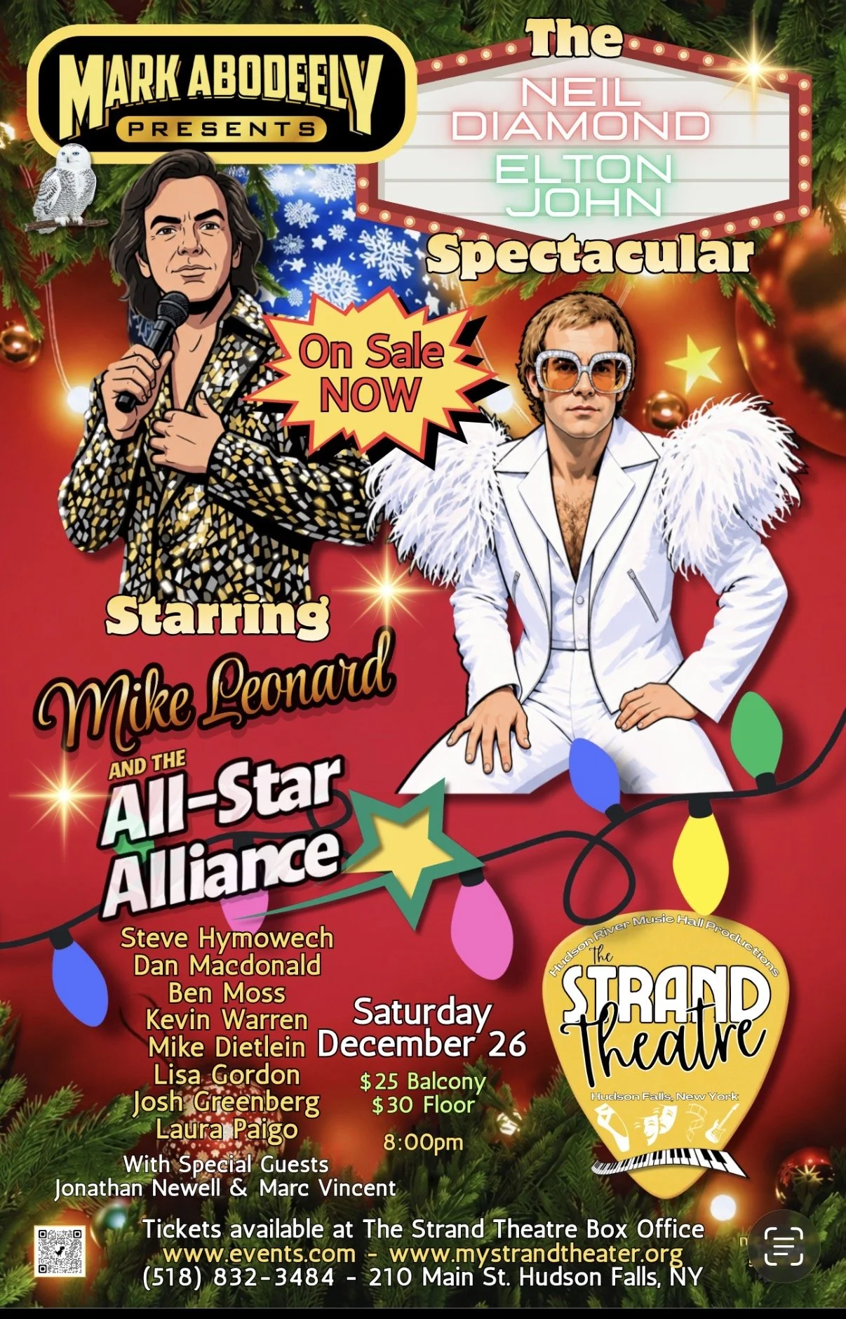 The Music of Neil Diamond and Elton John featuring Mike Leonard