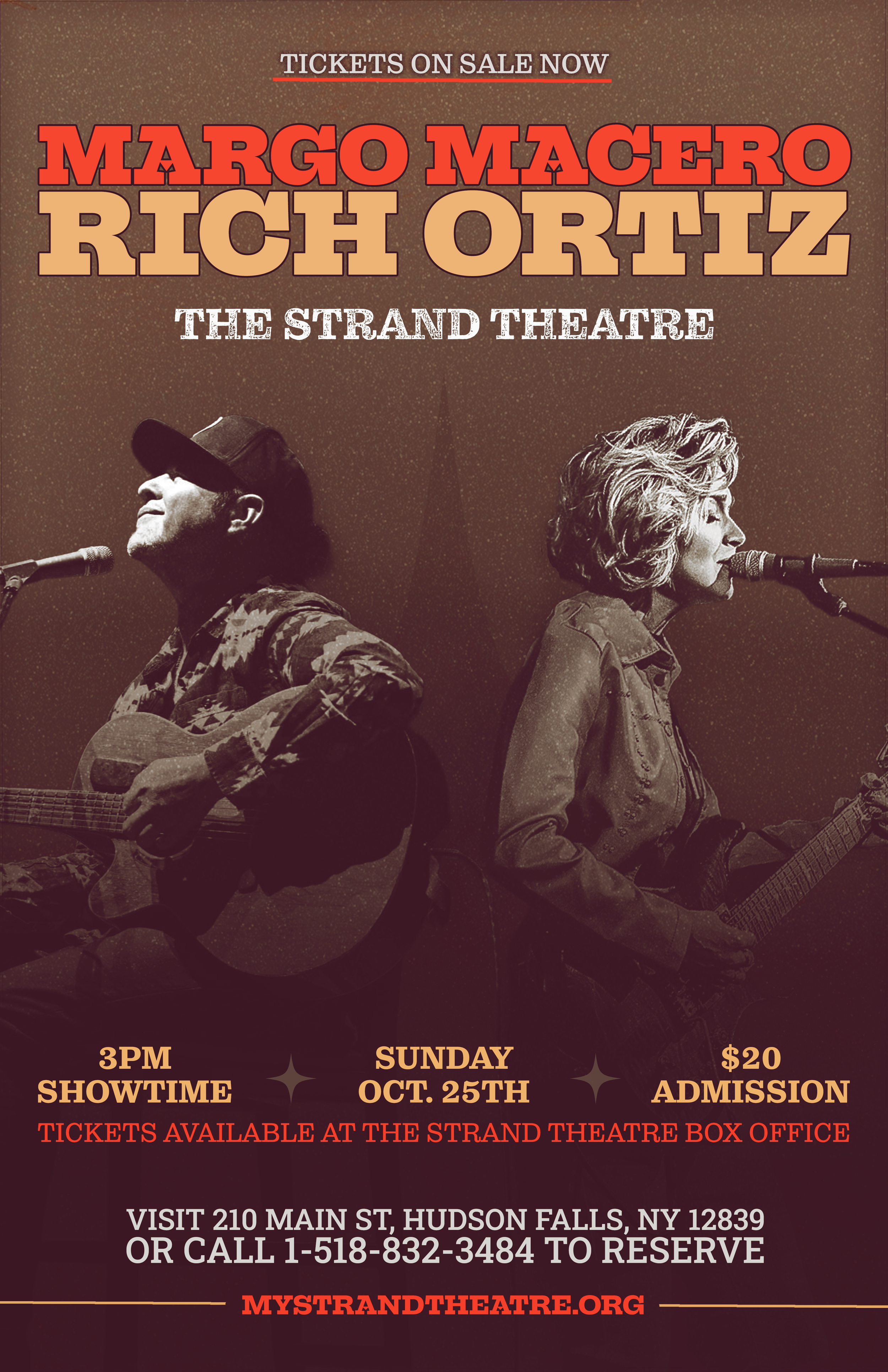 Double Headline: Margo Macero and Rich Ortiz