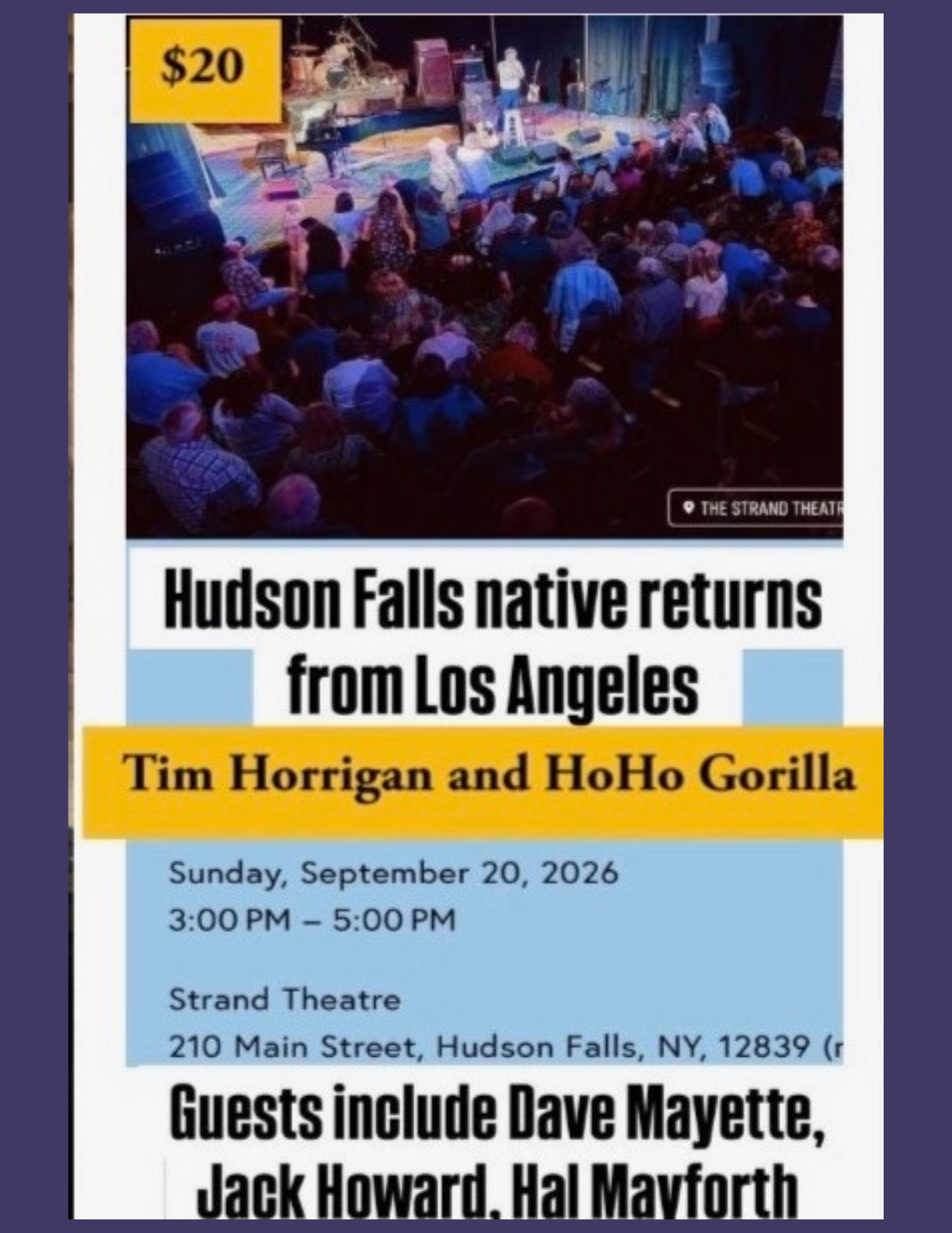 tim horrigan 9-20-26