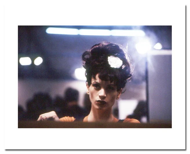 Kristen McMenamy, Chanel, Paris 1991 © Donna DeMari Pigment print 40 in x 60 in, edition of 5 24 in x 36 in, edition of 15 16 in x 20 in, edition of 20 Pigment print Framed Signed and numbered