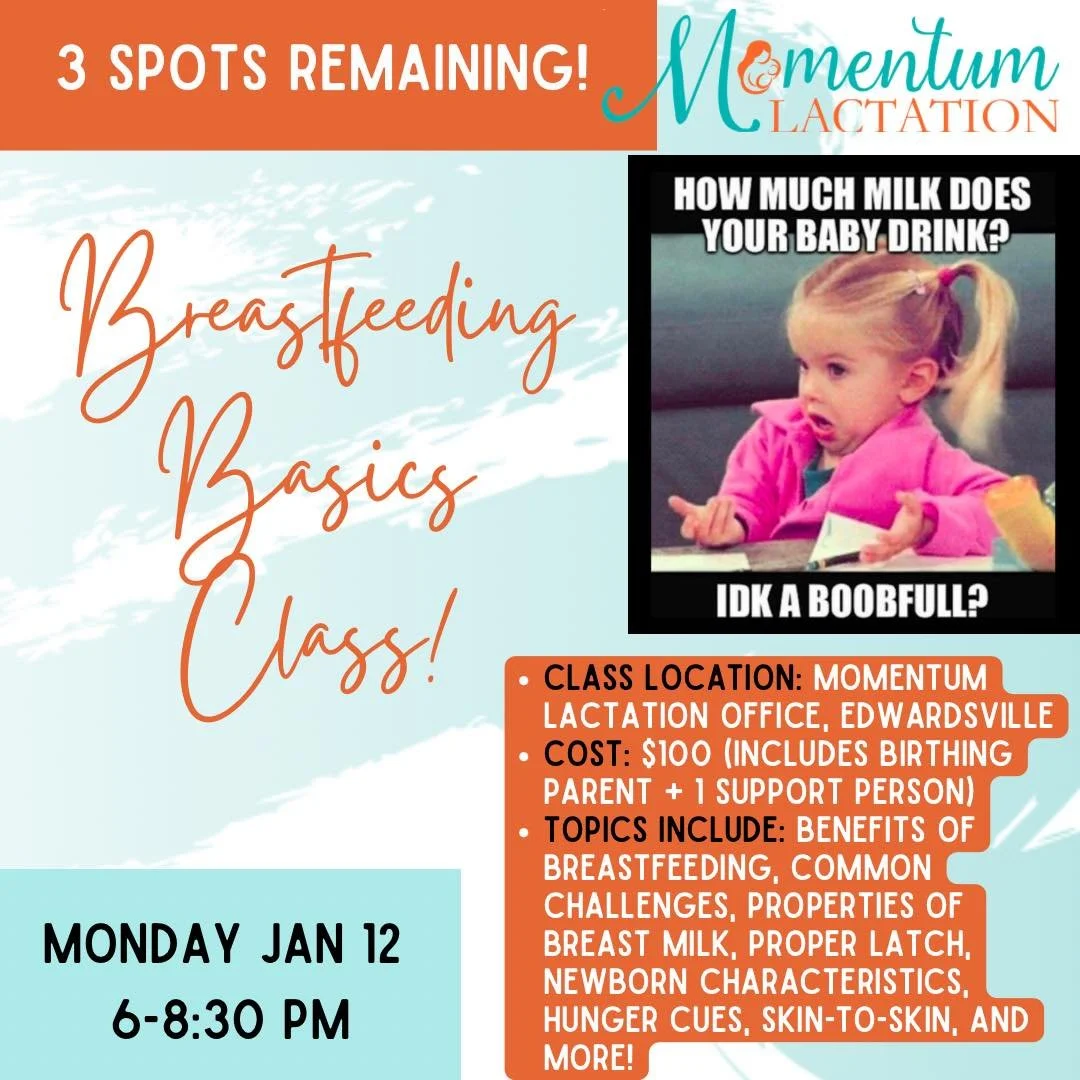❄️ FIRST Breastfeeding Basics of 2026! ❄️

This small, hands-on class is all about helping you feel confident, prepared, and supported before baby arrives.

We'll tackle those "wait, is this normal?" moments, talk through real-life feeding 