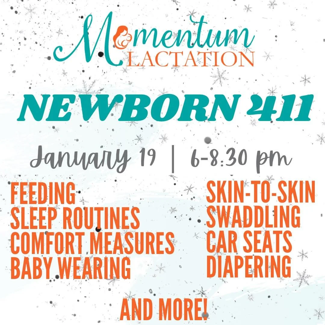 Calling all new + expecting parents!

Our Newborn 411 class is the perfect way to feel confident and calm heading into life with your new little one. 

You&rsquo;ll leave feeling ready to nurture your baby with ease. ✨

Reserve your spot here: https: