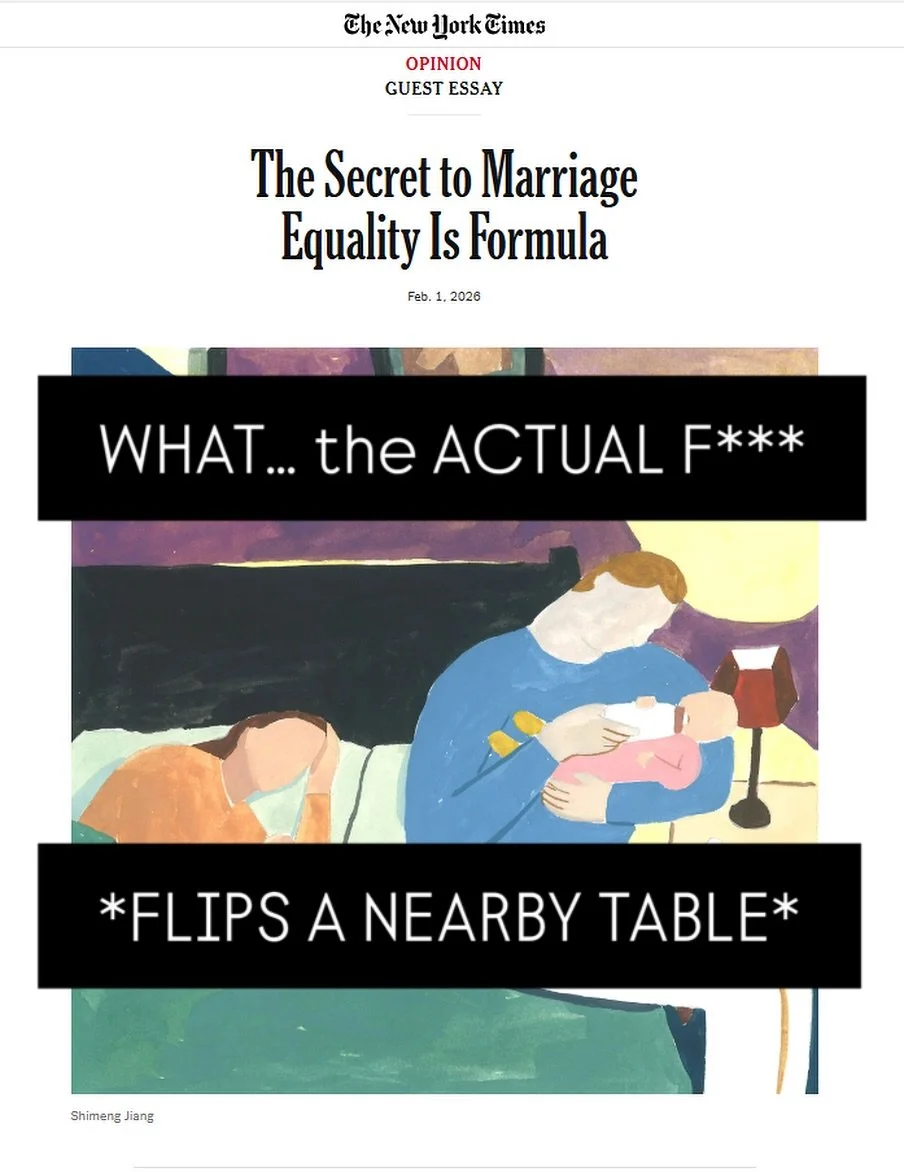 As someone who is a PASSIONATE advocate for perinatal families and a Certified Lactation Specialist, this is truly rage-inducing. SHAME on the @nytimes for publishing something that vilifies breastfeeding, which has incredible physical, emotional, an