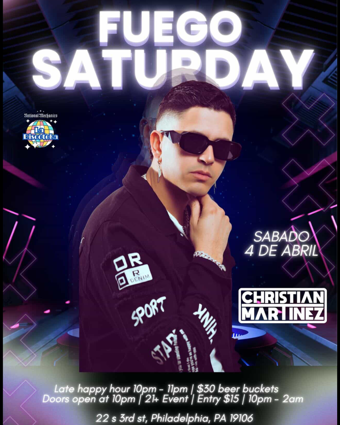 Fuego Saturday | DJ Christian Martizez