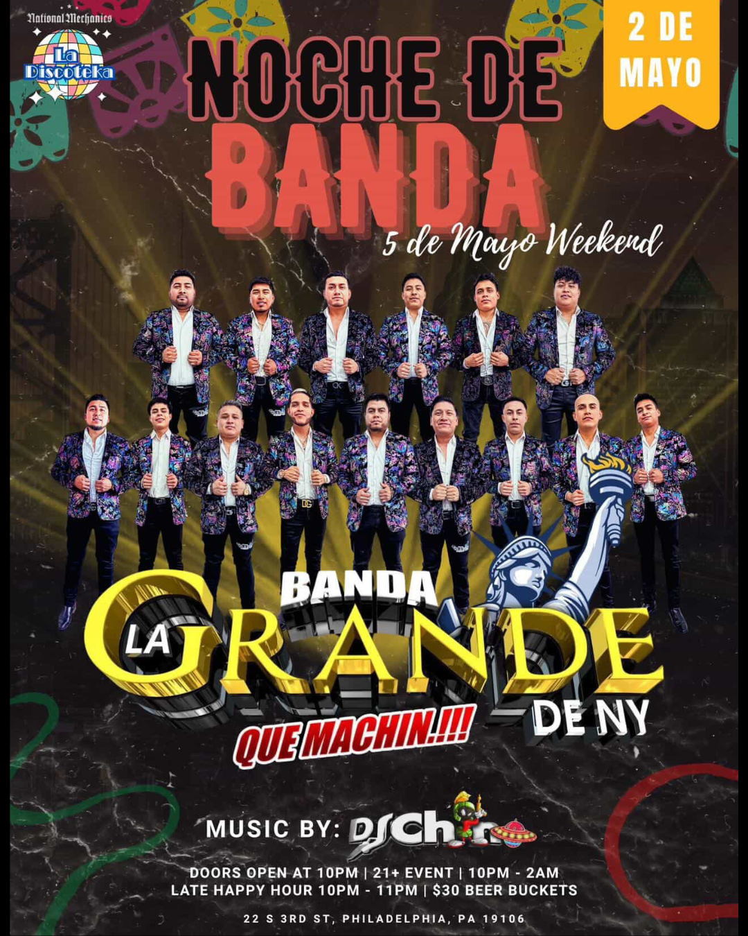 Noche De Banda | Cinco De Mayo Weekend 