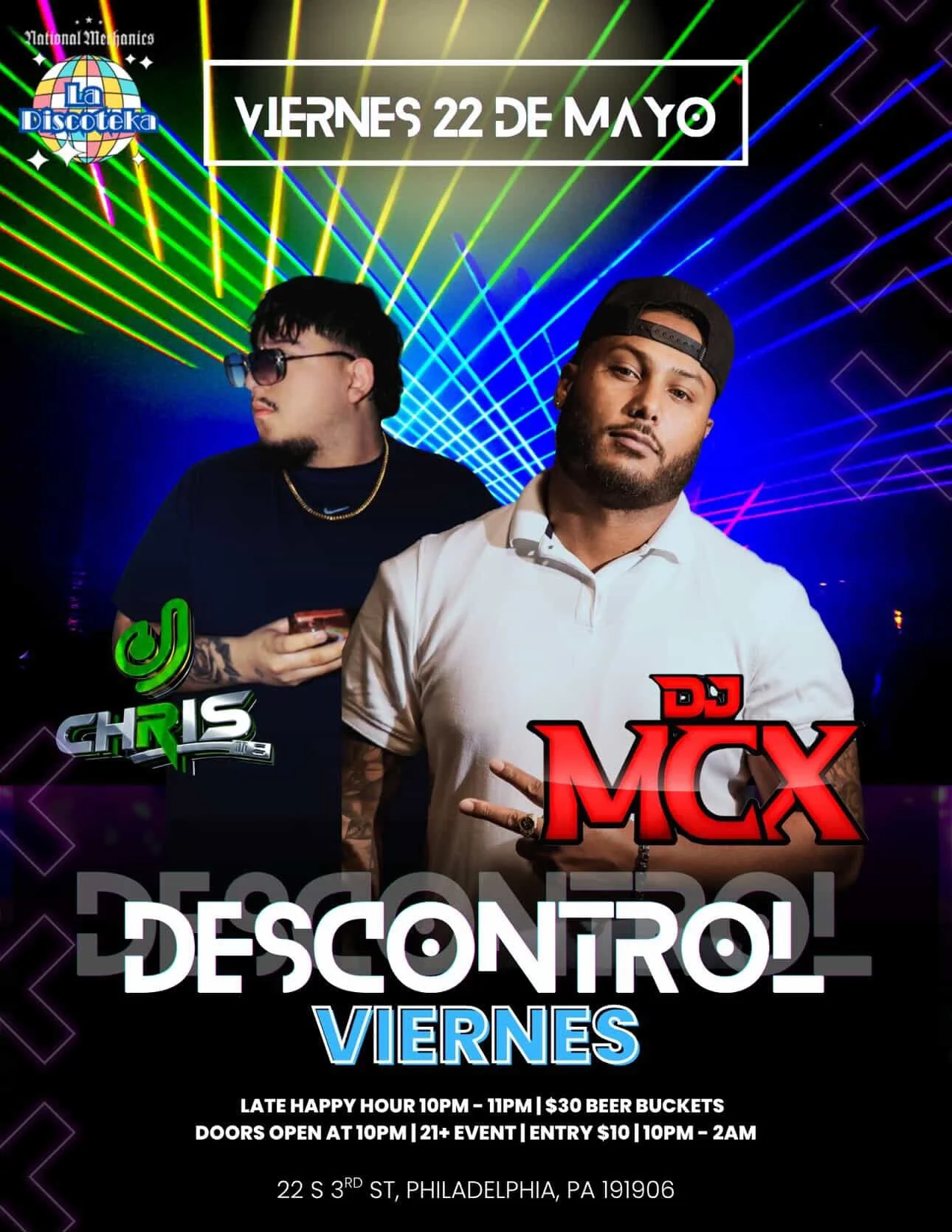 Descontrol Viernes | DJ Chris + DJ MCX