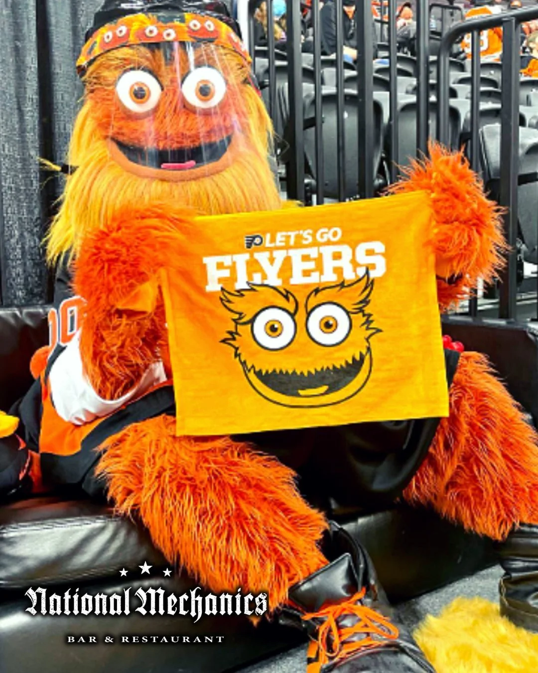 Penguins can't fly. Flyers can. DUH, Science! 🔬😂 Game 4: Flyers VS Penguins @ 8pm, get the sweep boys...LET'S GO FLYERS! 🏒🧡

+ Phils @ 7:15pm, Late Nite HH from @ 9pm &amp; Dancing at La Discoteka @ 10pm...YAY WEEKENDS! 🎉
~~~
#NatMechanics #Flye