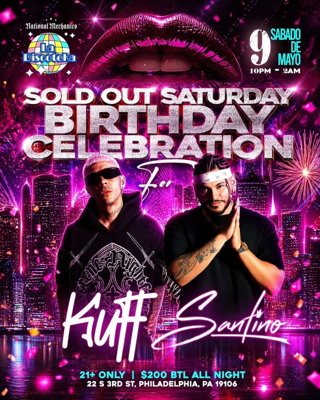Sold Out Saturday Birthday Celebration | DJ Santino &amp; DJ Kuff