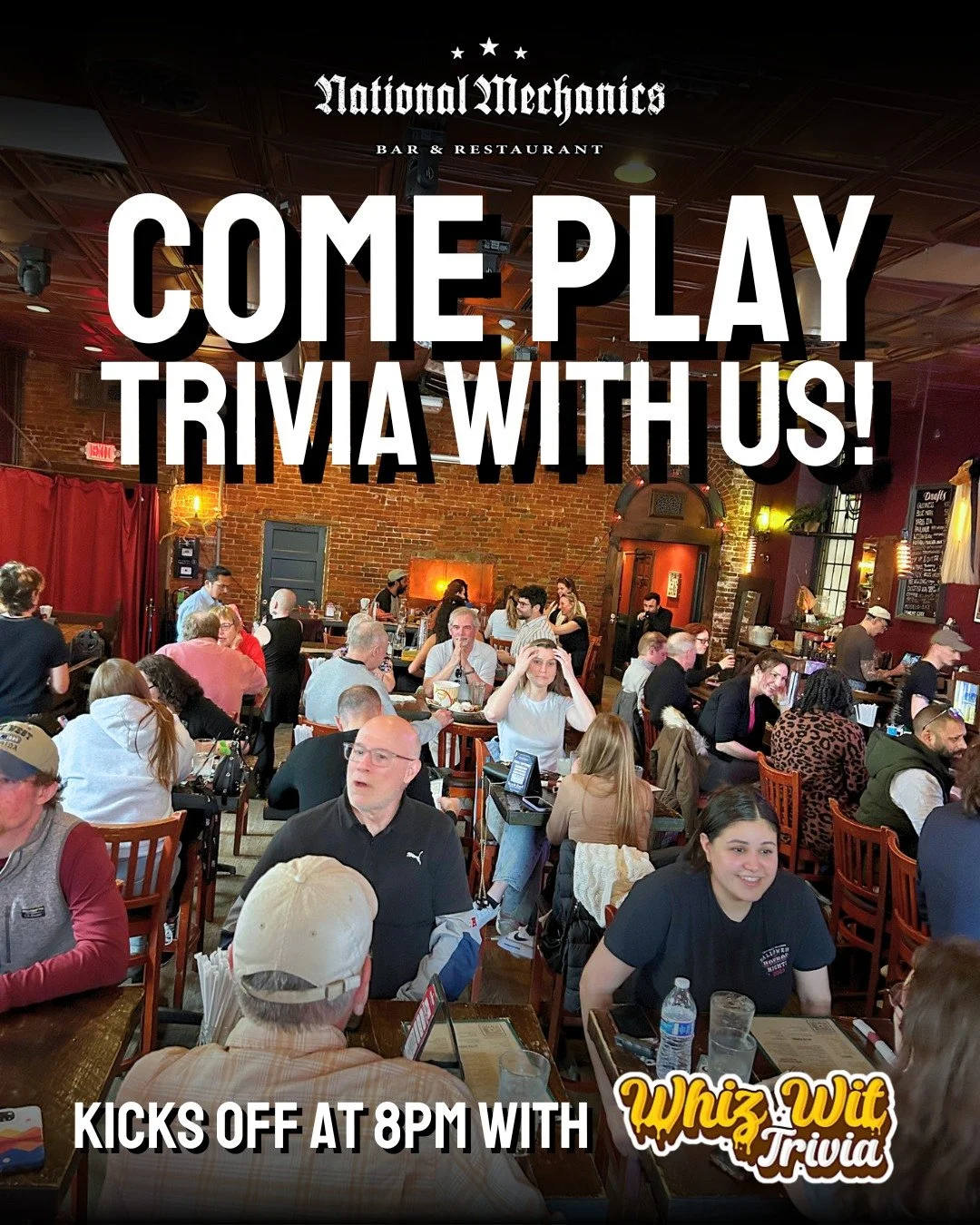 Just a casual Wednesday night where knowing random stuff could win you stuff. No biggie! 😂 4 rounds of trivia at 8pm w/ @whizwittrivia, hosted by some of your favorite Philly comedians...

Pick your team wisely! 😏🧠 General Trivia | Win NM Gift Car