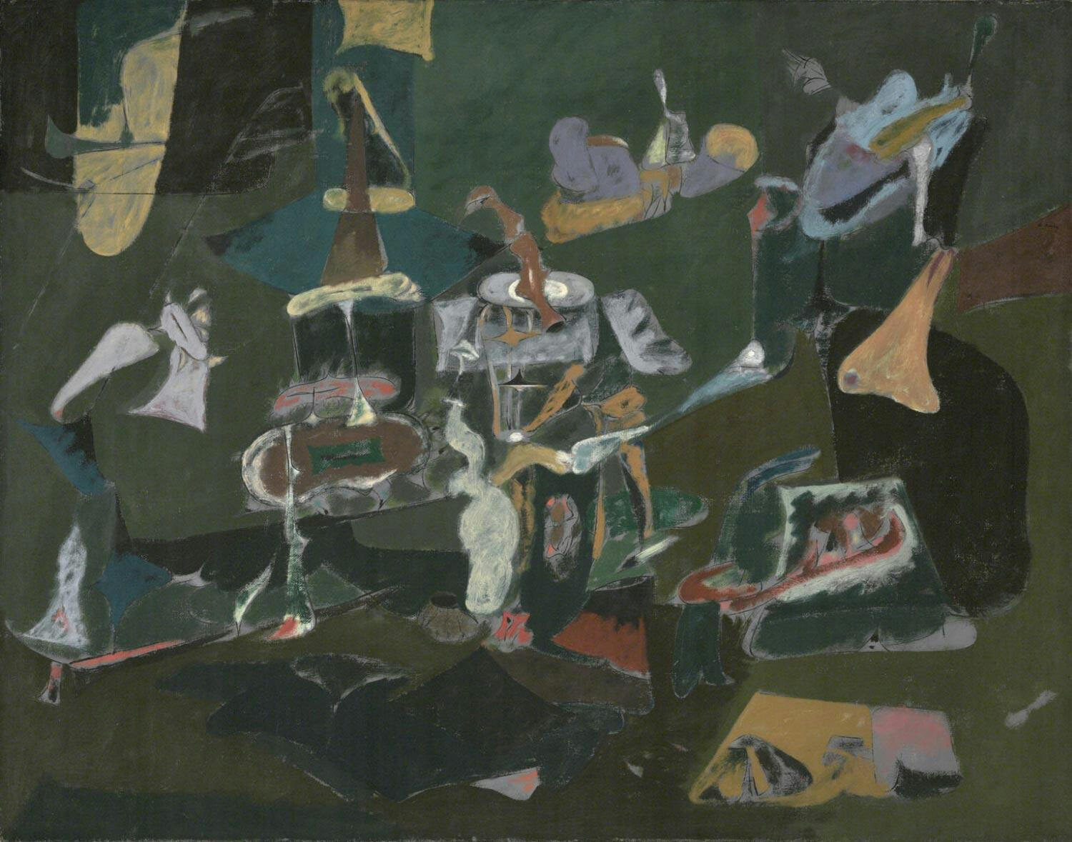 Gorky Dark Green Painting c1948 PMA.jpg