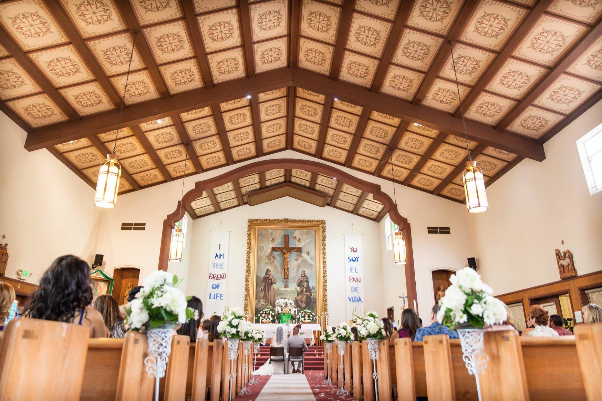 Surrounded by family and friends at St. Francis of Assisi Church in East Palo Alto