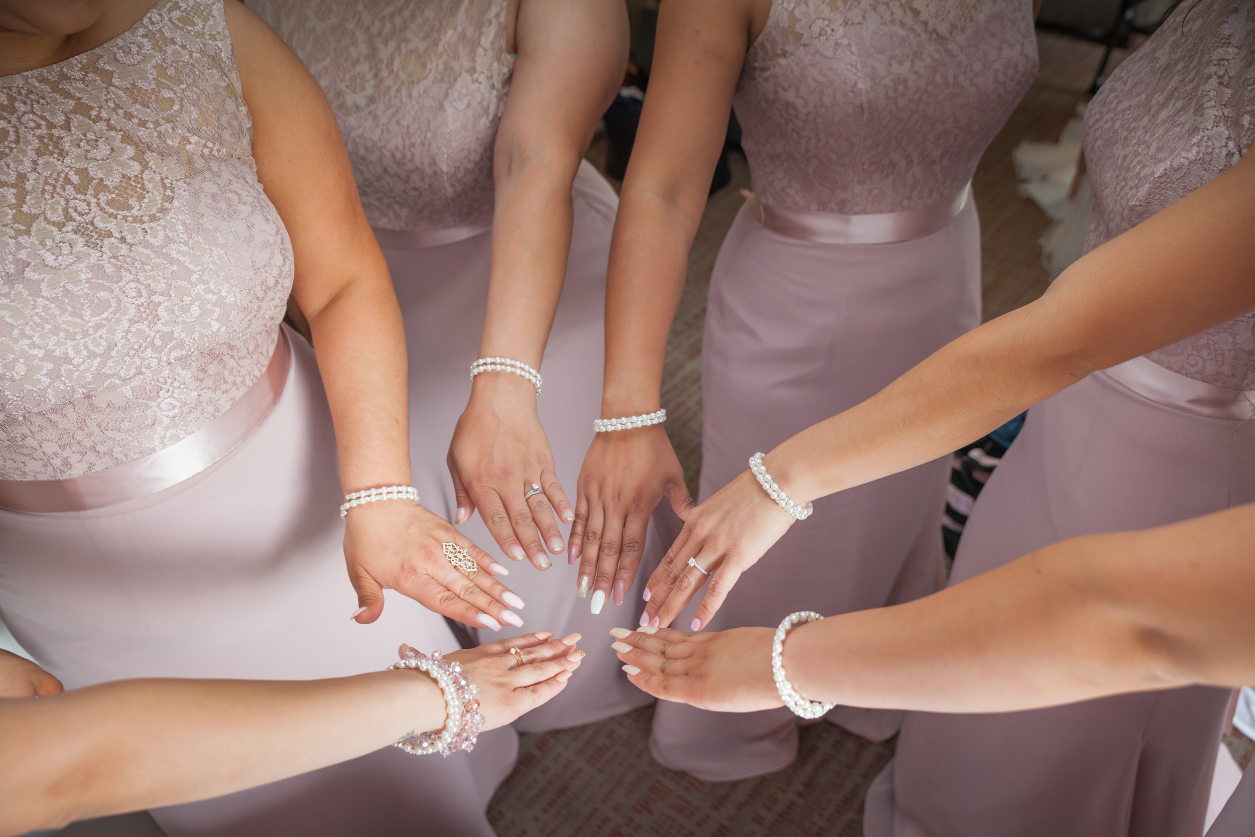 Gifts from the bride to her bridesmaids.