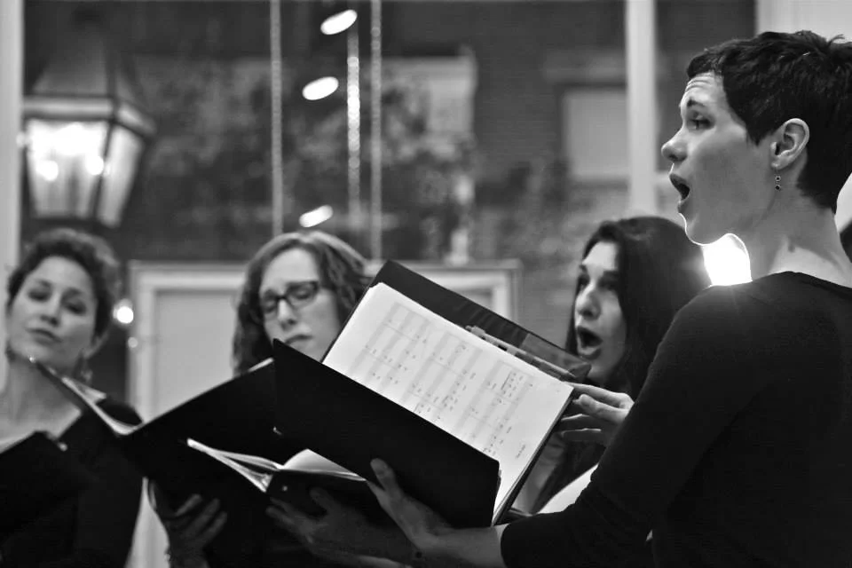 Performing with the Lorelei Ensemble at the Sloan Merrill Gallery in Boston
