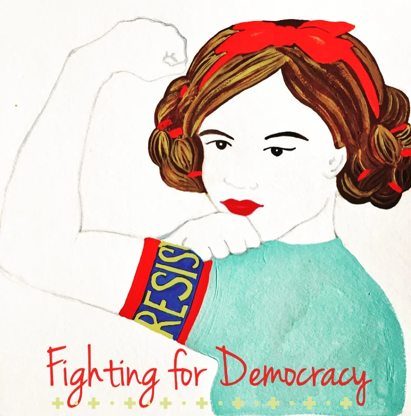 Inspired by the Women's March - sometimes you just get to stand in the face of popularity and fight for what you believe in.