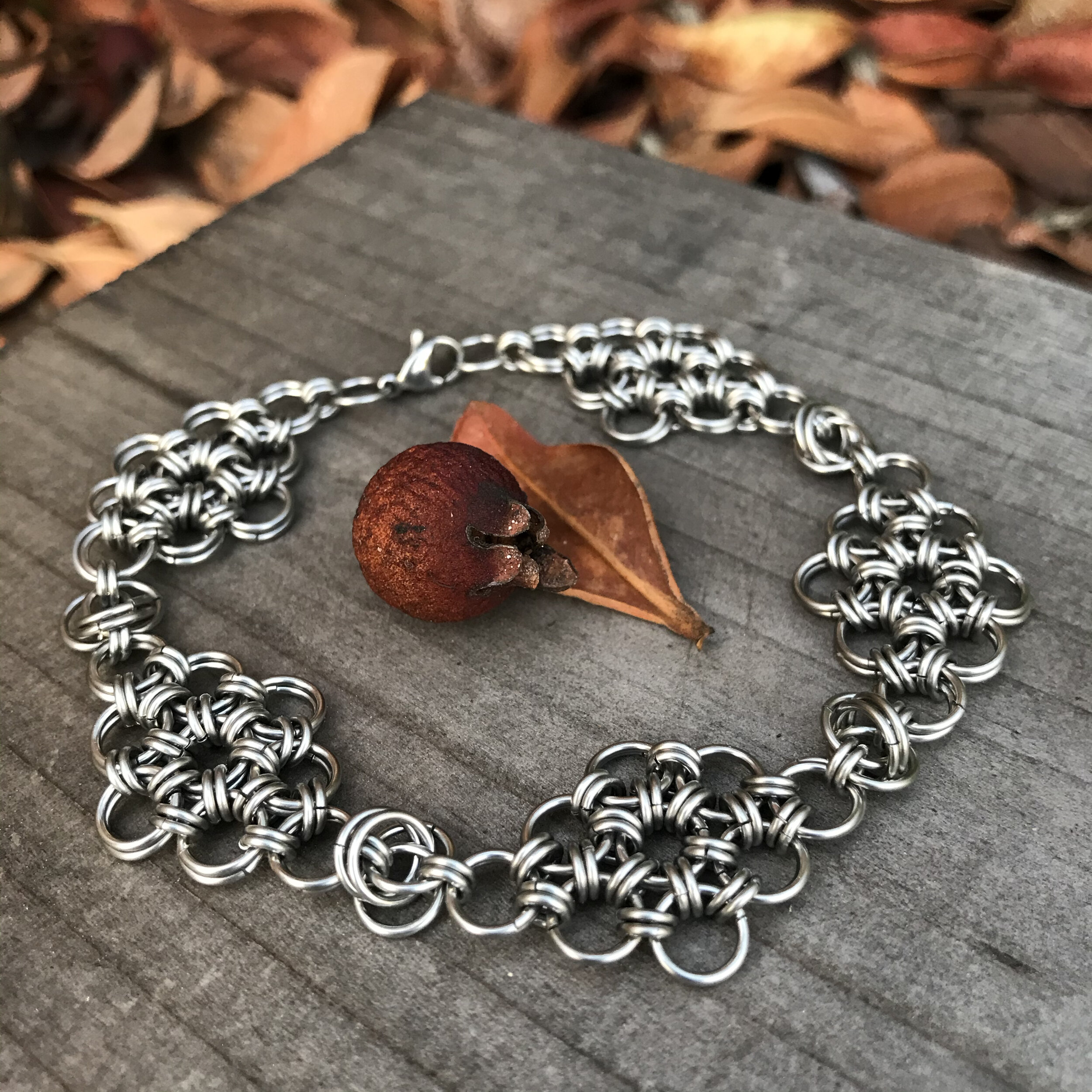 Dimond Chainmaille Bracelet