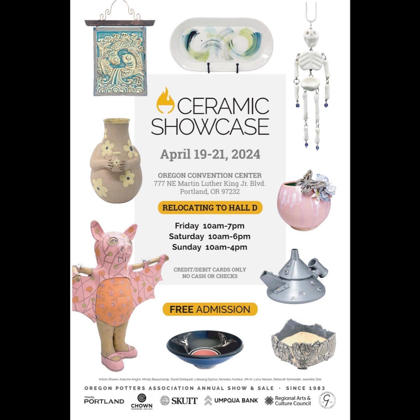 Come check us out at Ceramic Showcase this weekend! I have a ton of new pieces to share with you! 
&bull;
@oregonpotters @ceramicshowcase