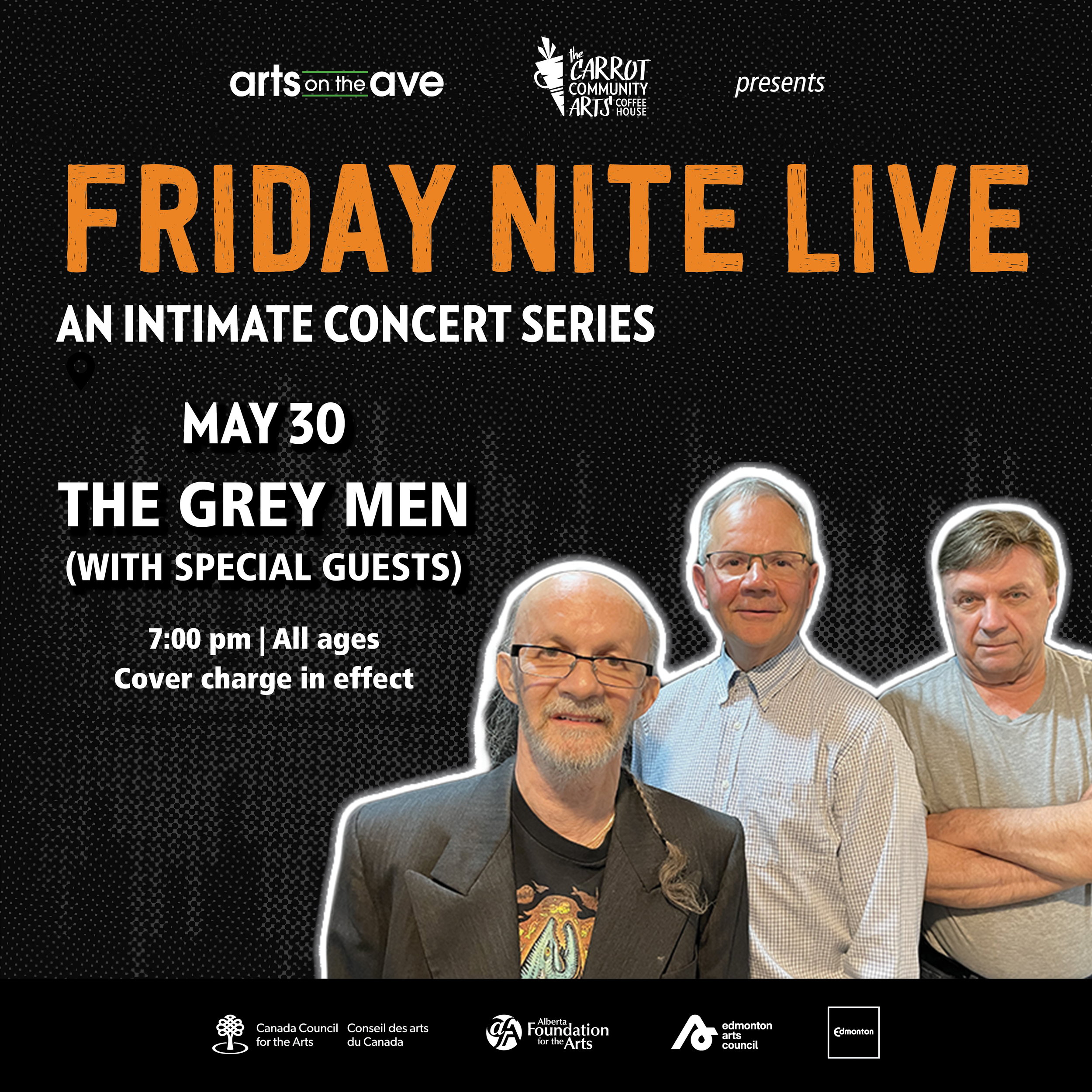 Friday Nite Live - The Grey Men (With special guests)