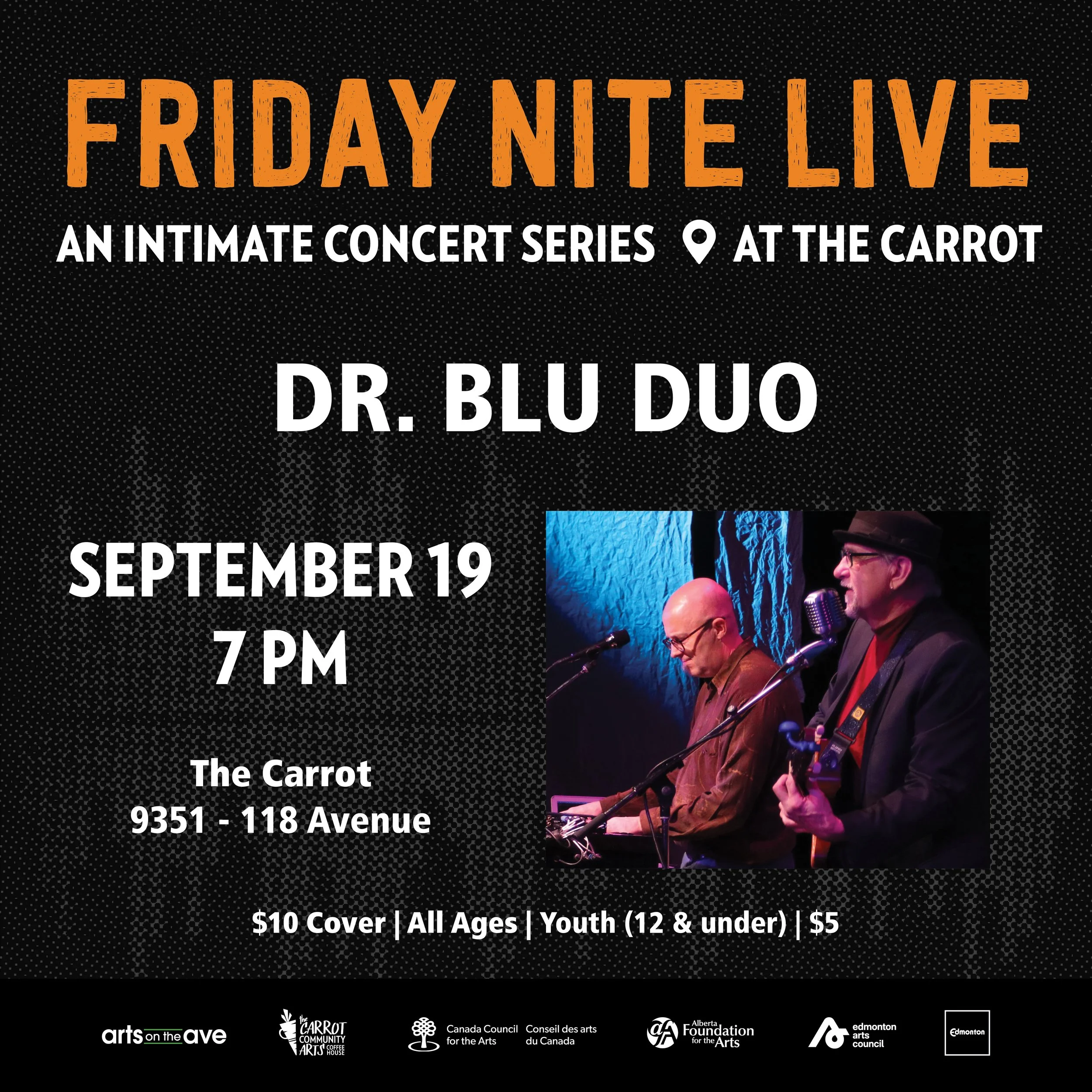 Friday Nite Live - Dr Blu Duo
