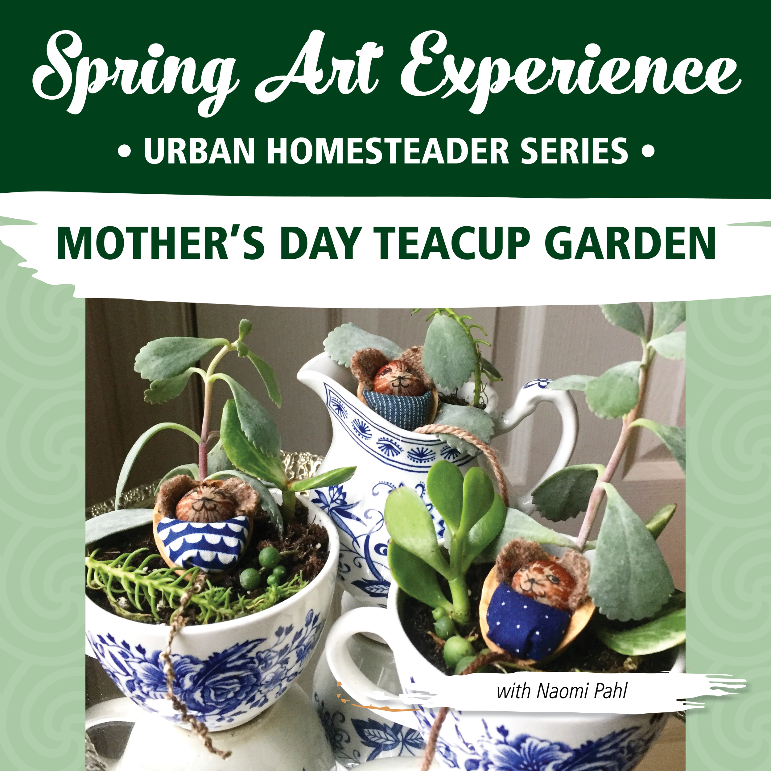 Art Experience: Mother's Day Tea Cup Garden