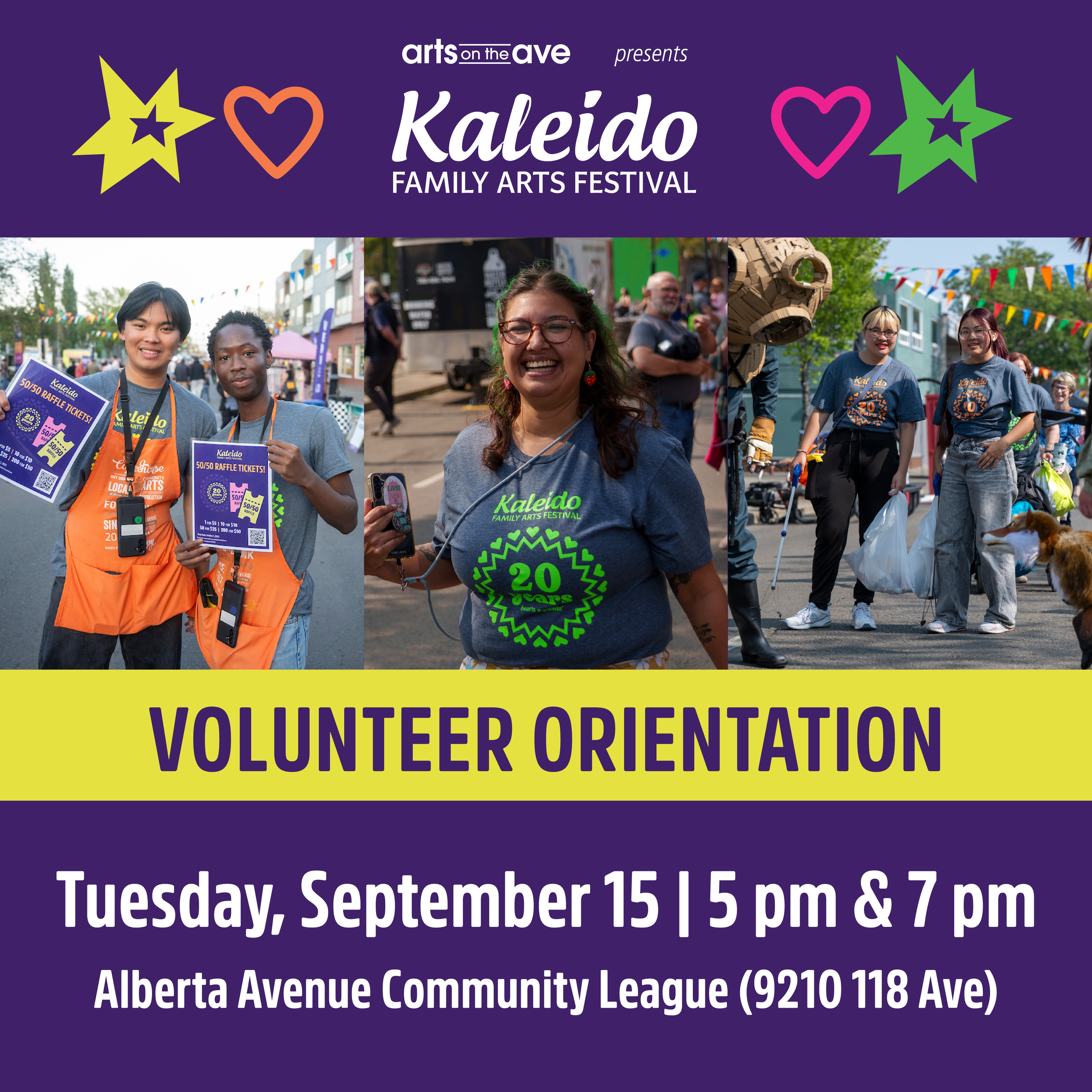 Kaleido Family Arts Festival: Volunteer Orientation