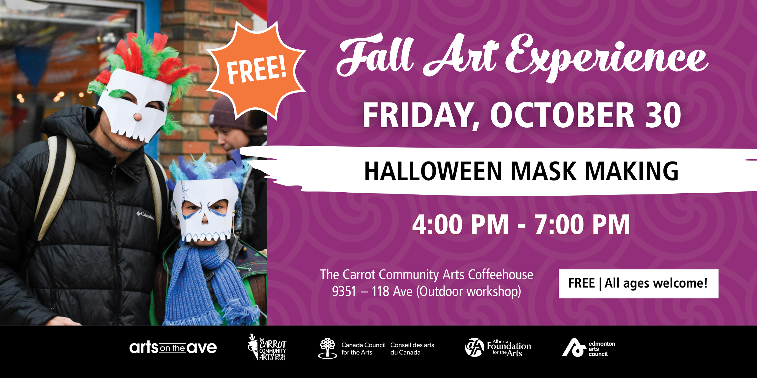 Carrot_2026_OctoberWorkshops_MaskMaking_Webslide.png
