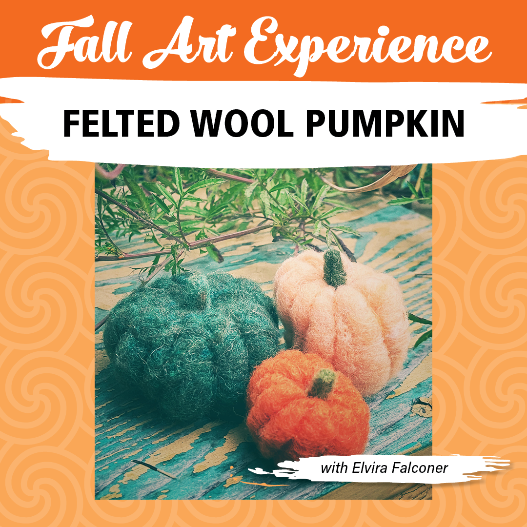 Felted Wool Pumpkin