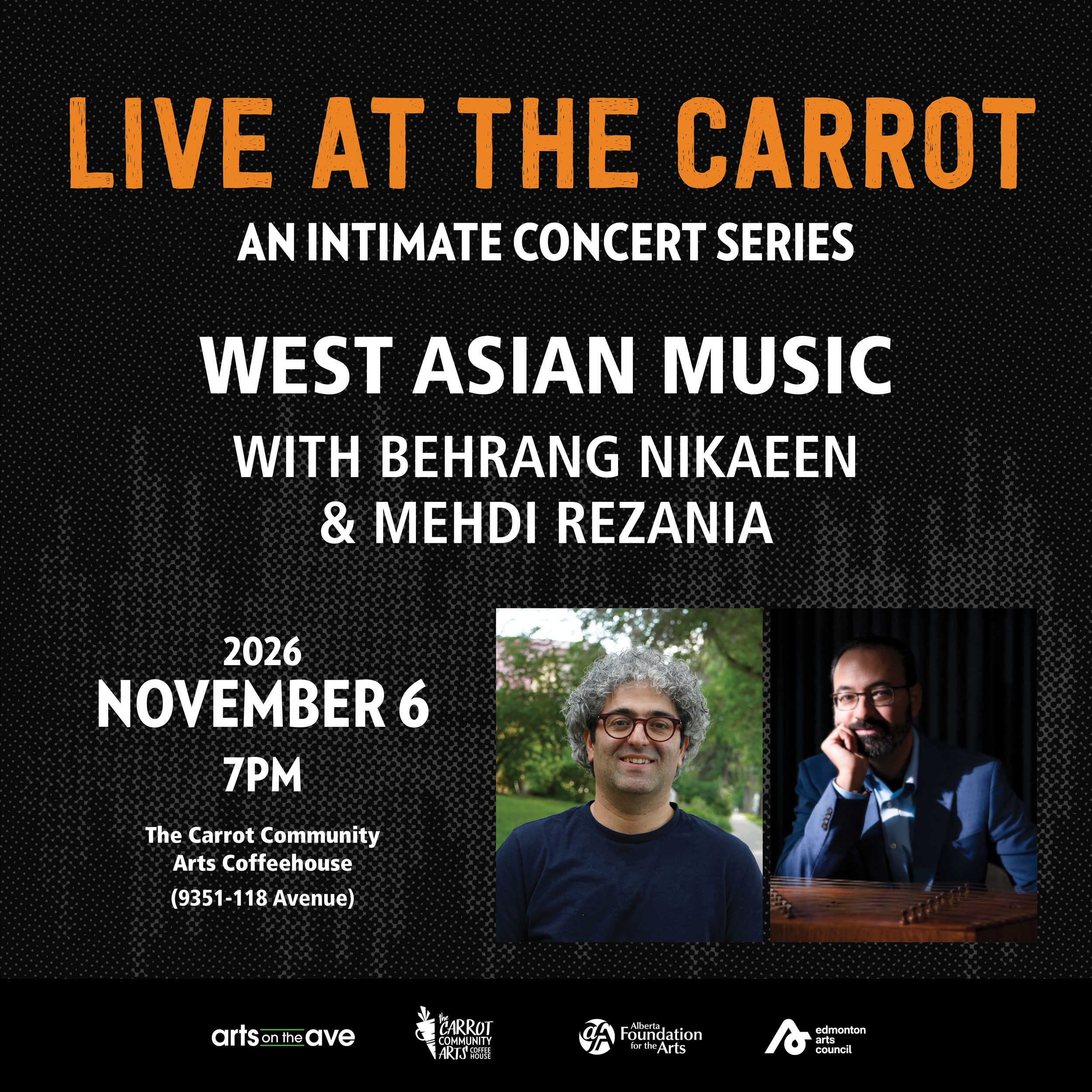 Live at The Carrot - West Asian Music - with Behrang Nikaeen  &amp; Mehdi Rezania