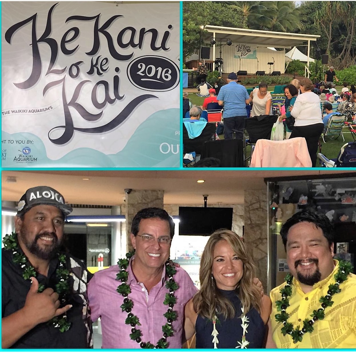 A great start the Waikiki Aquarium's Summer Concert Series with Kawika Kahialp, Ben & Maila and Chad Takatsugi!