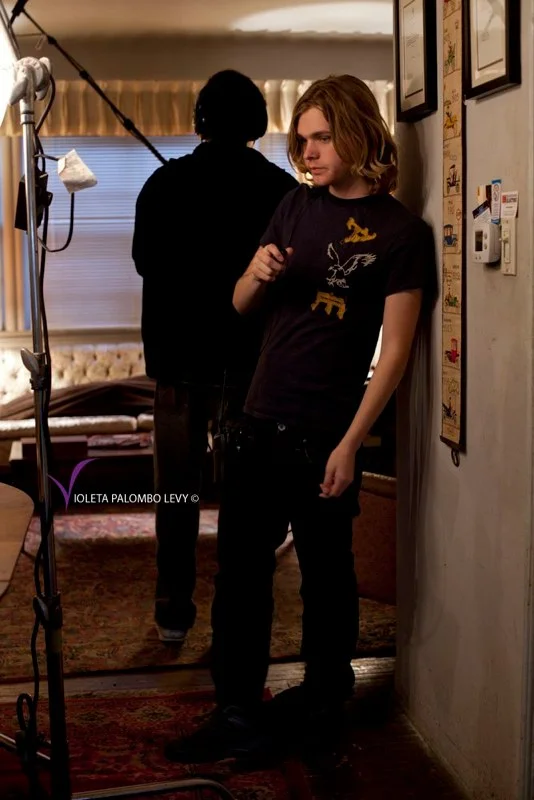 Michael Tanner Cusumano on set directing Impetuous
