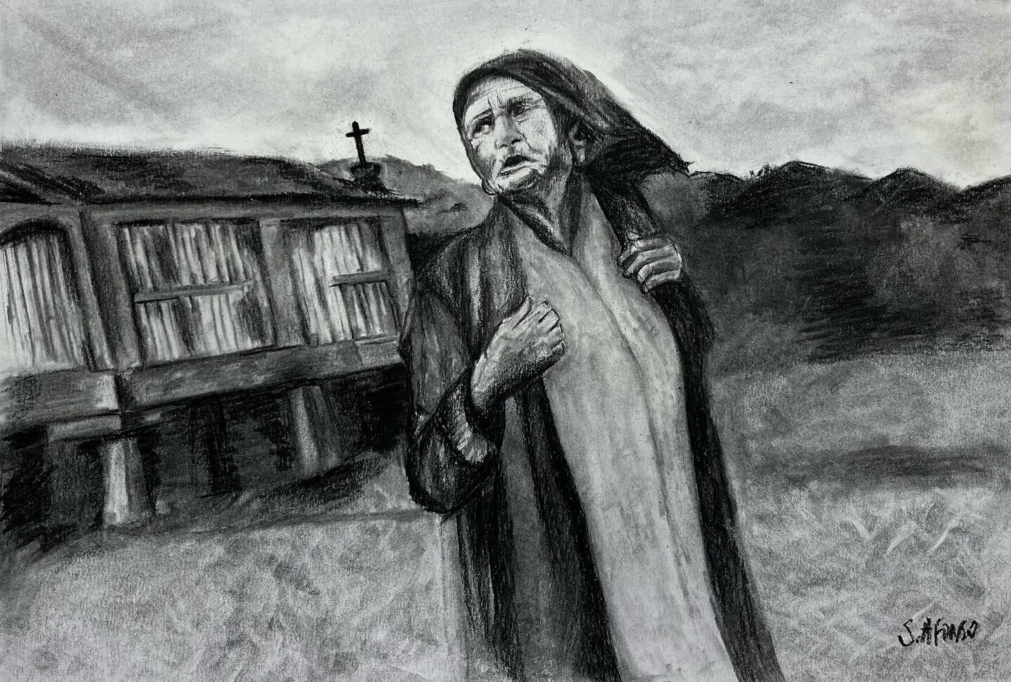 Gente da minha terra.

Original photo by @georgesdussaud

#soniaafonsostudio #artedition #charcoaldrawing #charcoalportrait #artist #artgallery #art #drawing