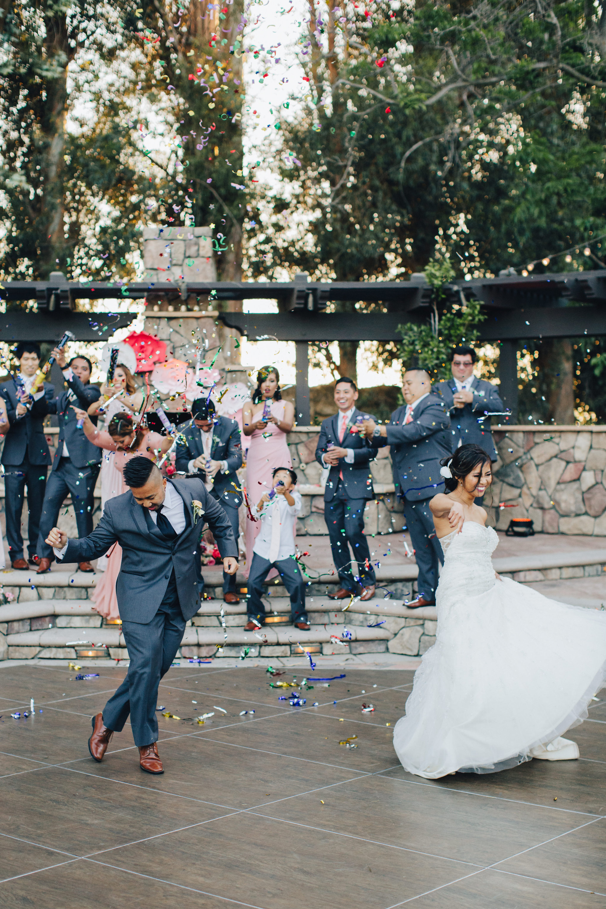 Captured how much fun they had for their first dance!