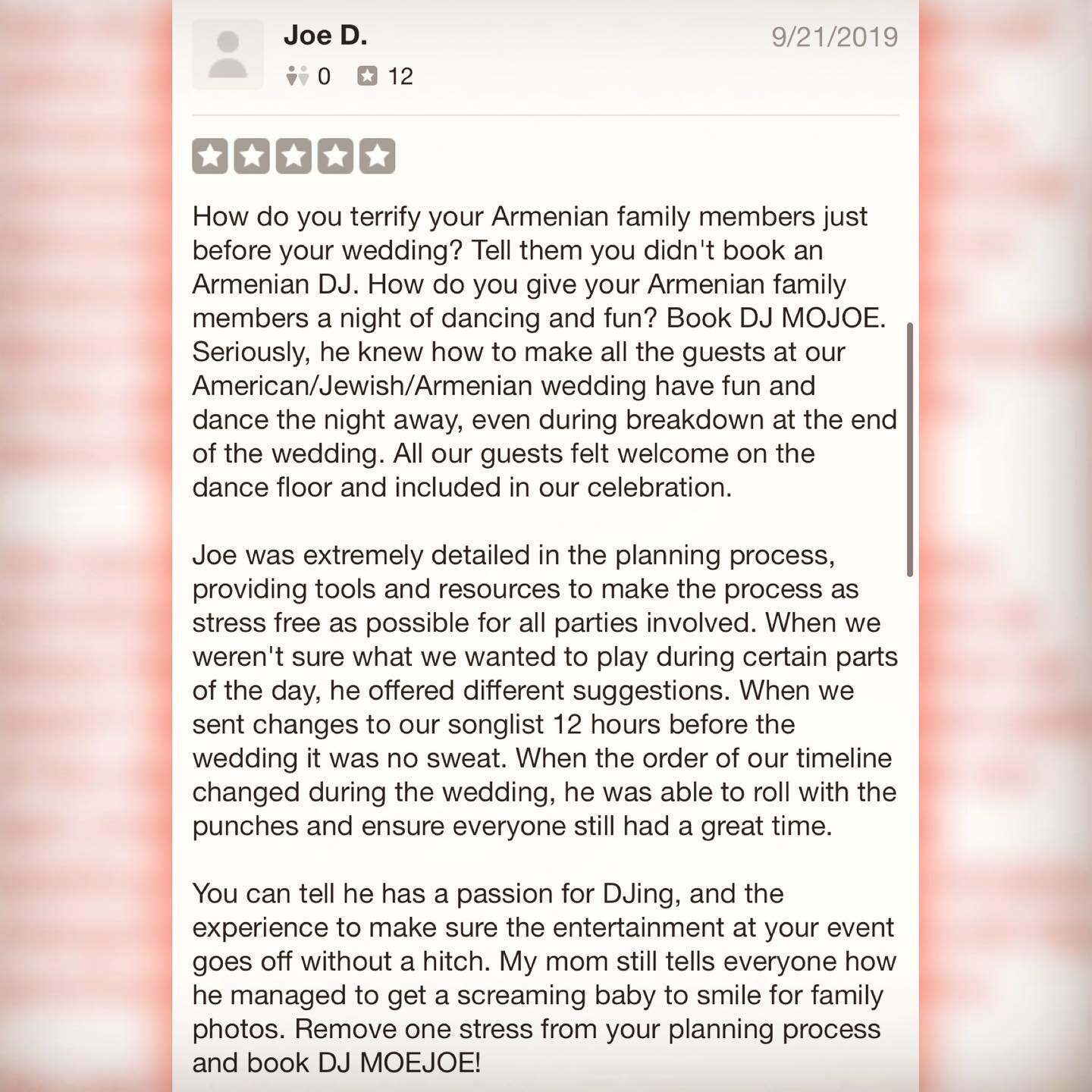 ⭐️⭐️⭐️⭐️⭐️ Being able to diversify my music set and play for a mixed crowd is so rewarding! 🎉
.
Despite the cultural differences, music is the universal language that brings us all together 🤗
.
And with the right DJ who has a process and skill set 