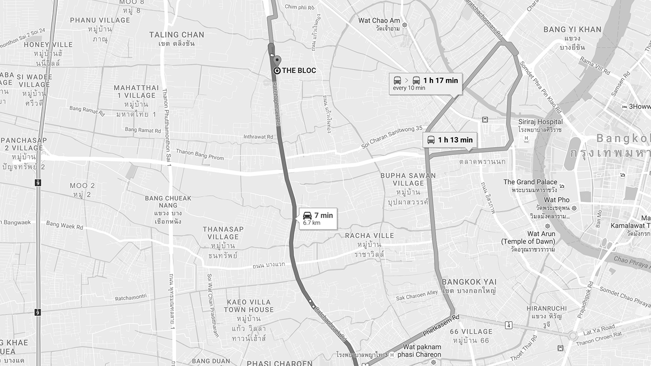 Giờ mở cửa: 10:00 - 22:00 Địa chỉ: 94 Ratchaphruek Rd, Taling Chan, Bangkok