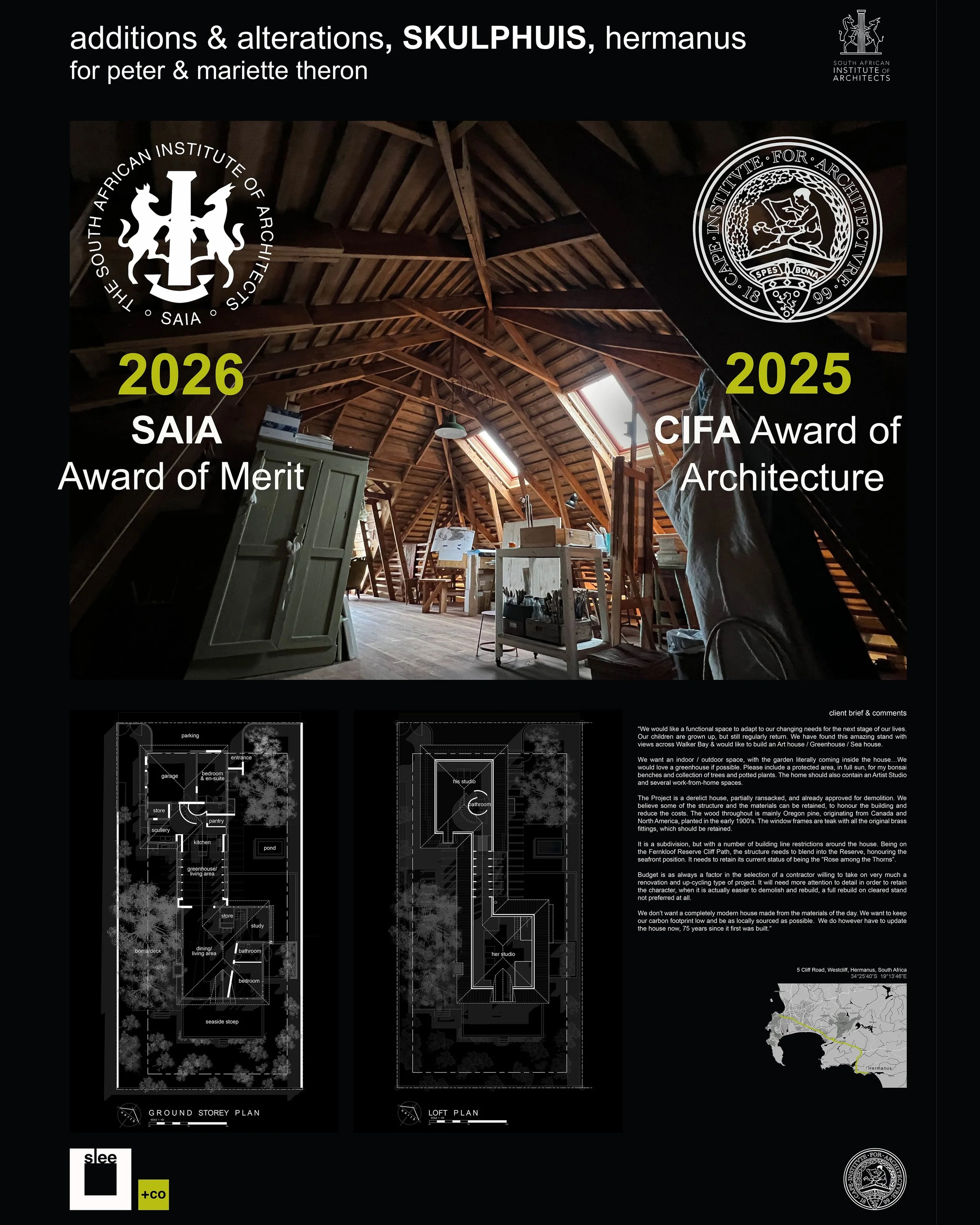 2026 saia award of merit &mdash; skulphuis, hermanus

@johanncslee #antoinetteduplessis

#saia #cifa #architecture #sleeandcoarchitects #skulphuis #hermanus #architectureaward @saia_national 

@groblerandassociates @sandro.di.giorgio #drieslerouxkons