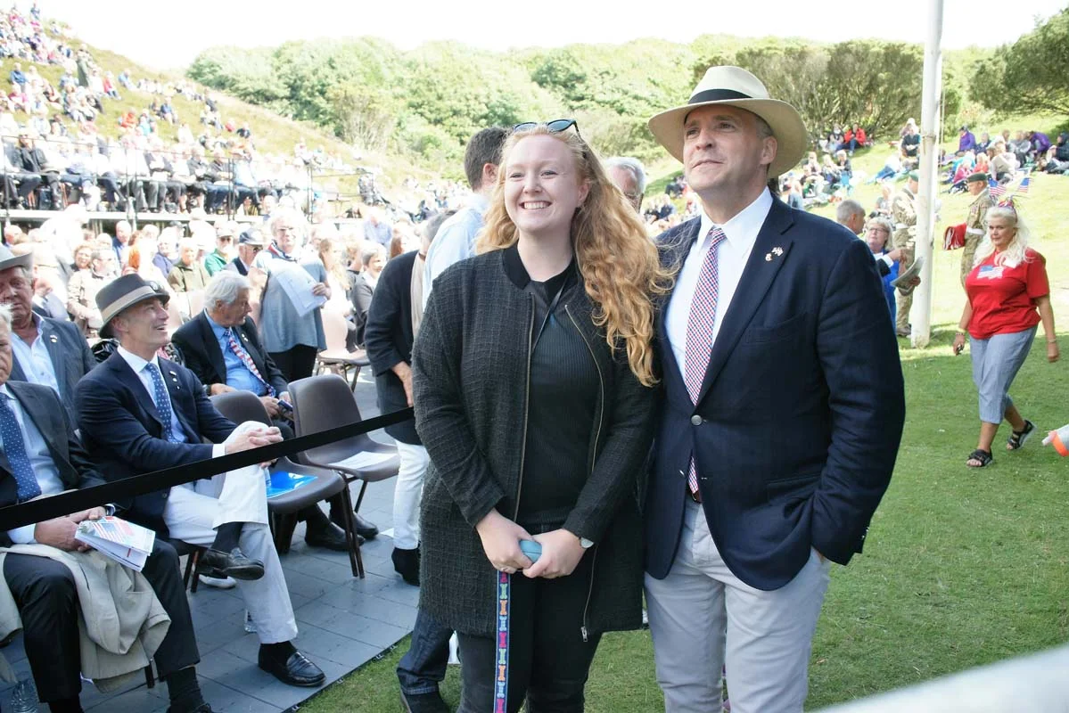 Ambassadør Rufus Gifford i Bakkerne.