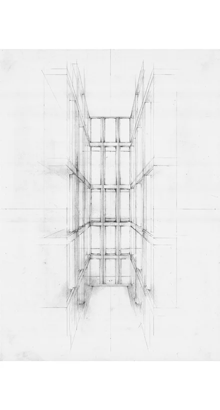 Pencil on paper 42 x 29.7 cm